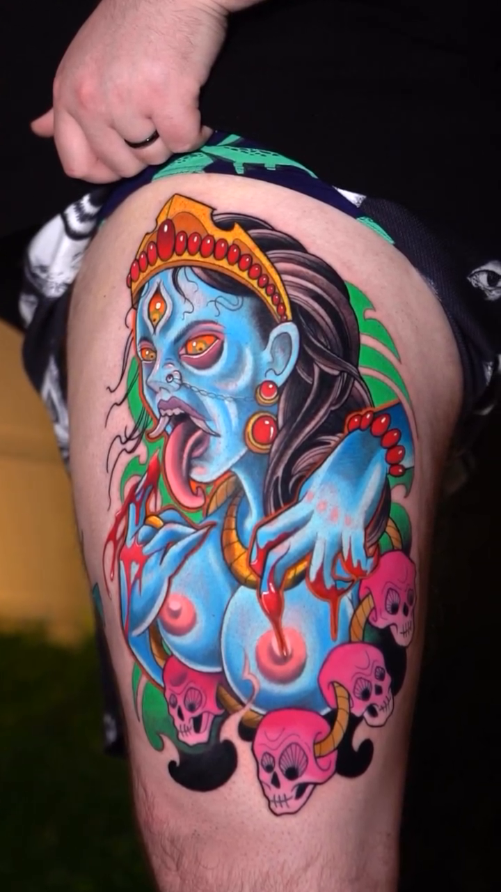 Tattoo by @inkandabide — japanese_irezumi, trash_polka