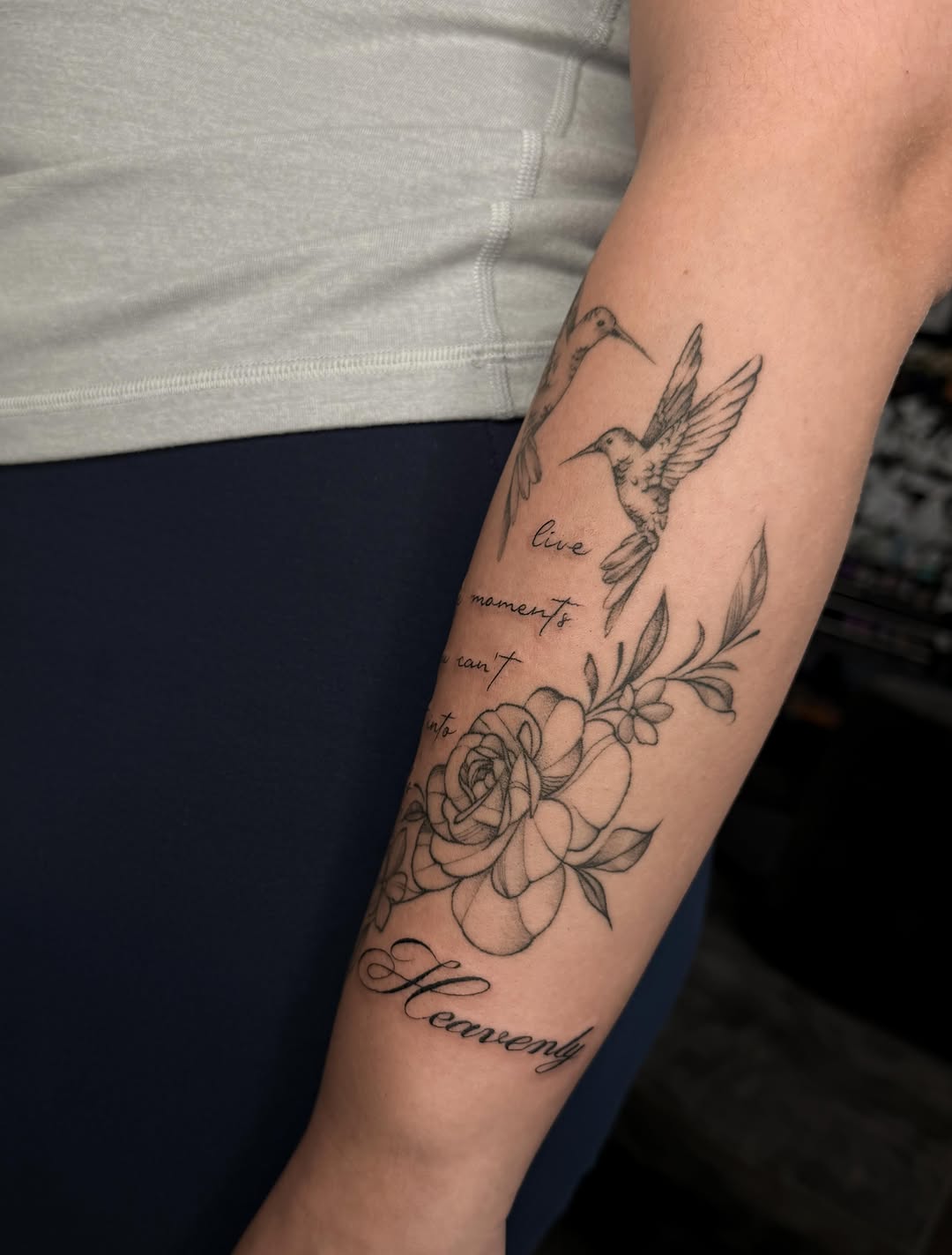 Tattoo by @inkedmaj โ fine_line, lettering_script