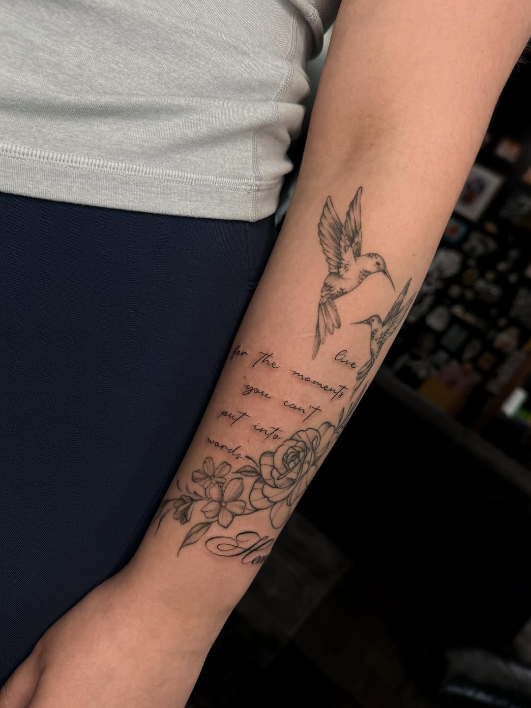 Tattoo by @inkedmaj โ fine_line, lettering_script