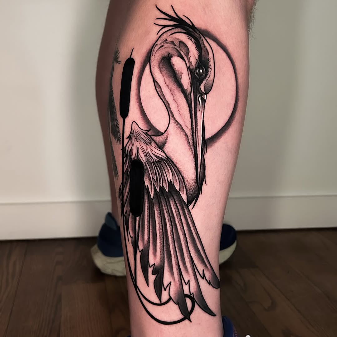 Tattoo by @crystalthornstattoo — black_and_grey, ornamental