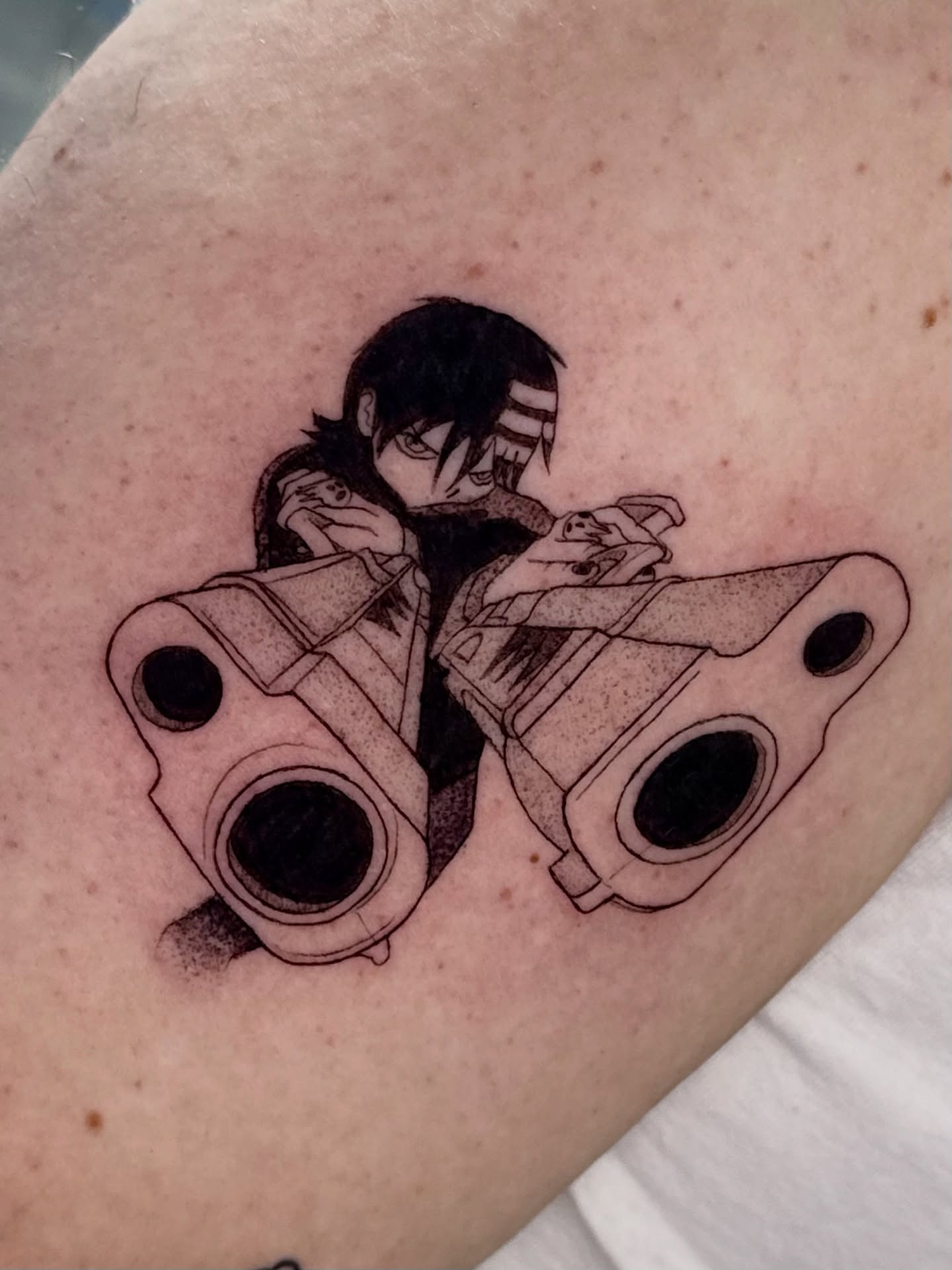 Tattoo by @keybluetattoo — anime