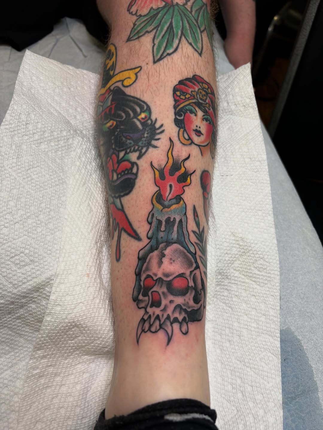 Tattoo by @mikedicheeko — american_traditional, black_and_grey