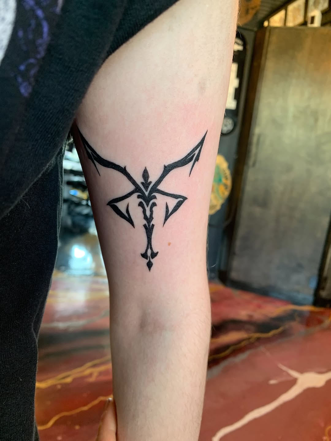 Tattoo by @beehemothtattoo โ blackwork, ornamental