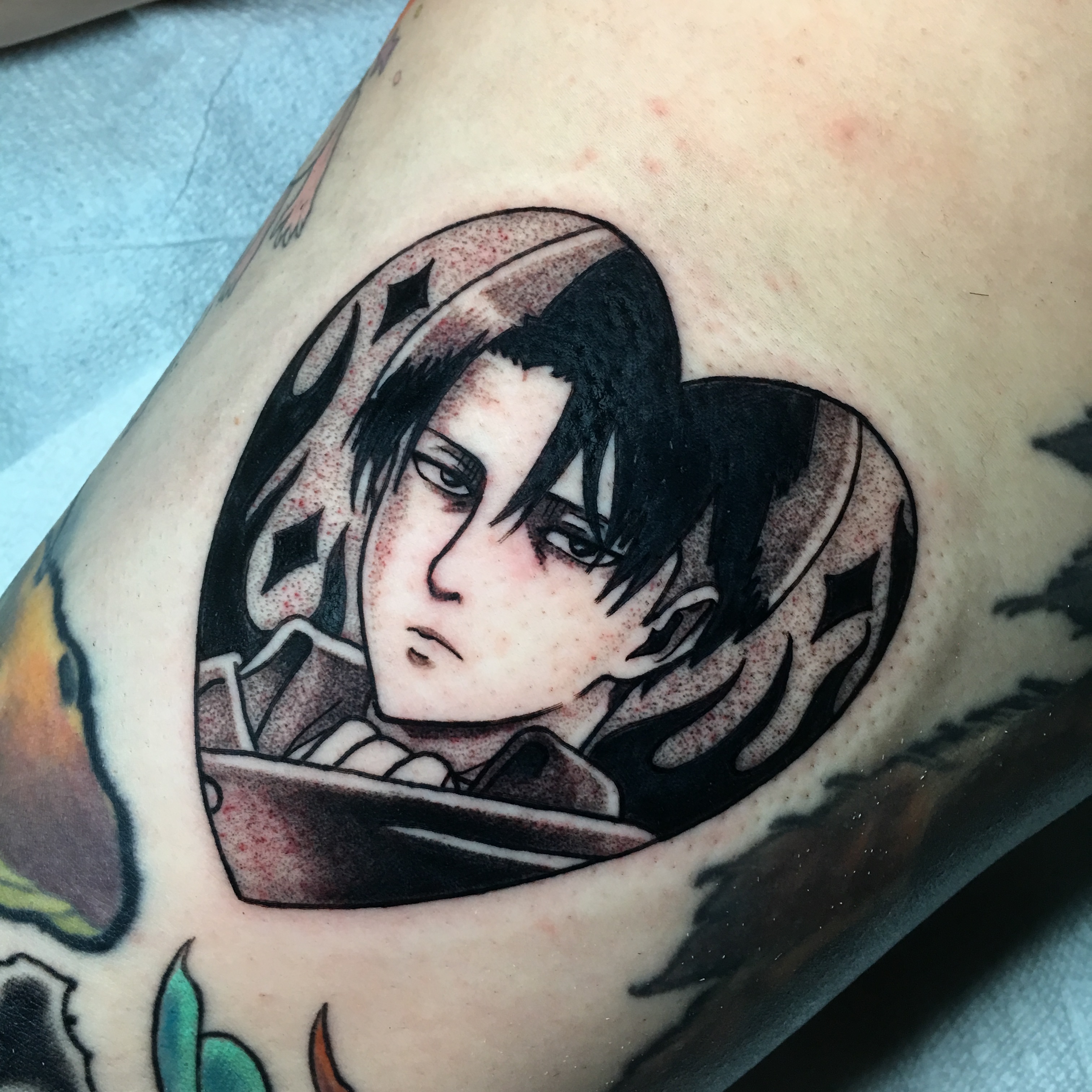 Tattoo by @dovahtattoos — anime