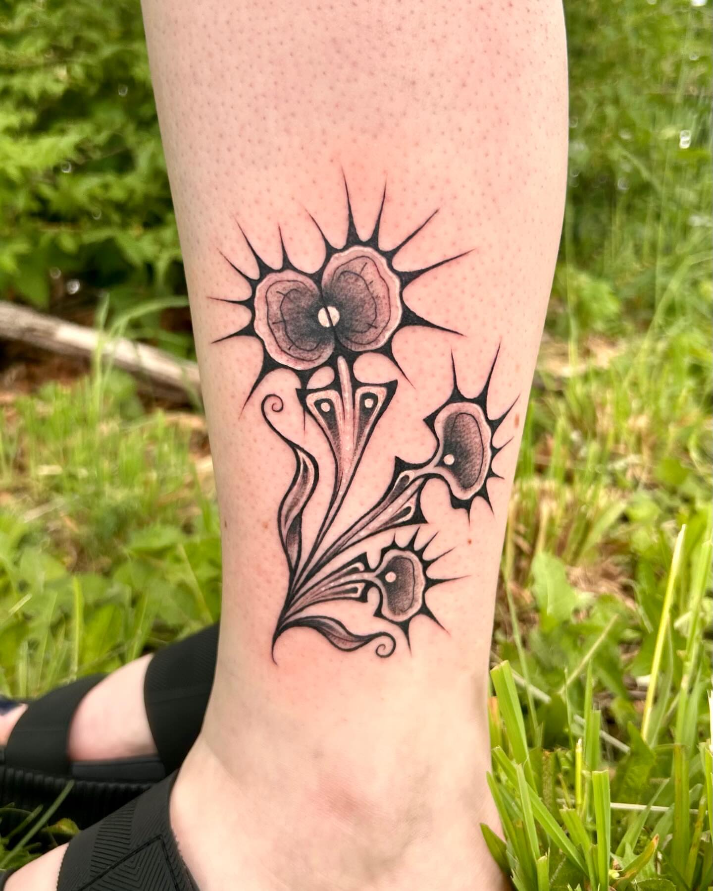 Tattoo by @millersmods — black_and_grey