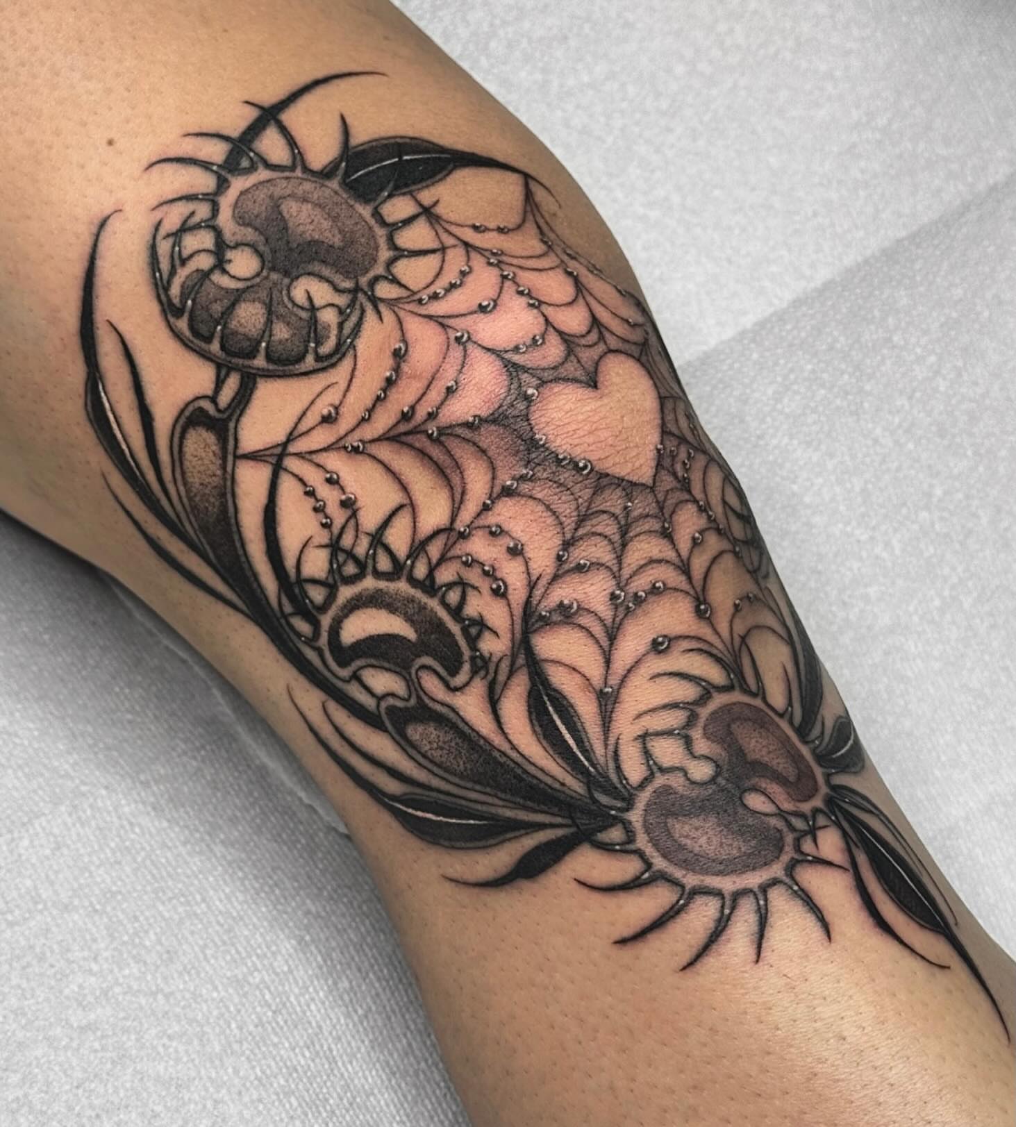 Koi fish black and grey tattoo on the forearm by ☠︎ Mikayla Benson  ☠︎