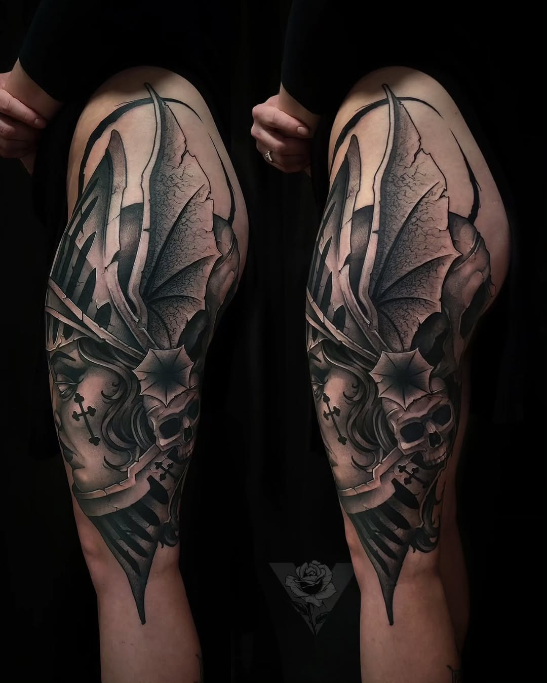 Tattoo by @v_affliction β black_and_grey, realism