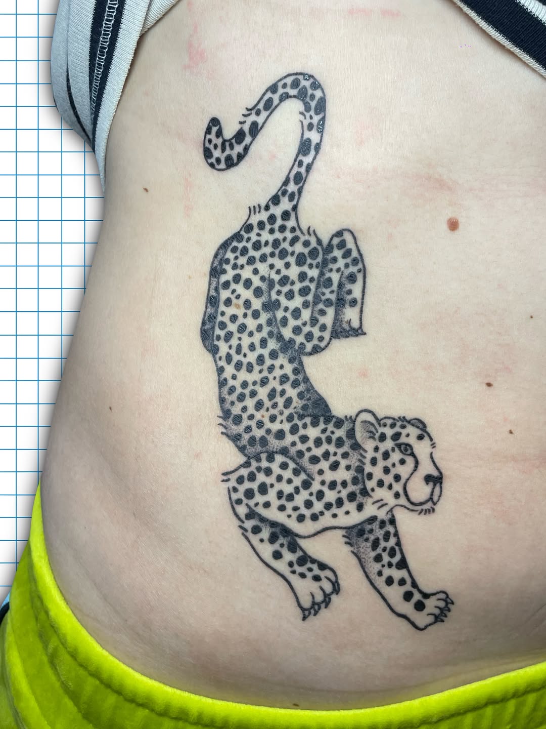 Tattoo by @goosewhotattoos — black_and_grey, dotwork
