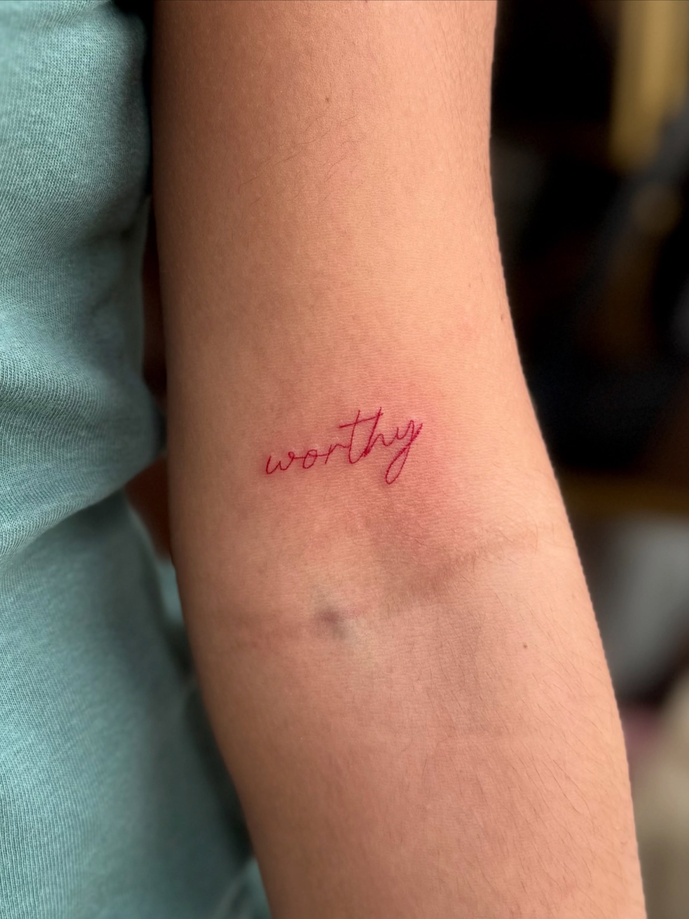 Tattoo by @daintydetailsbyalyssa — lettering_script