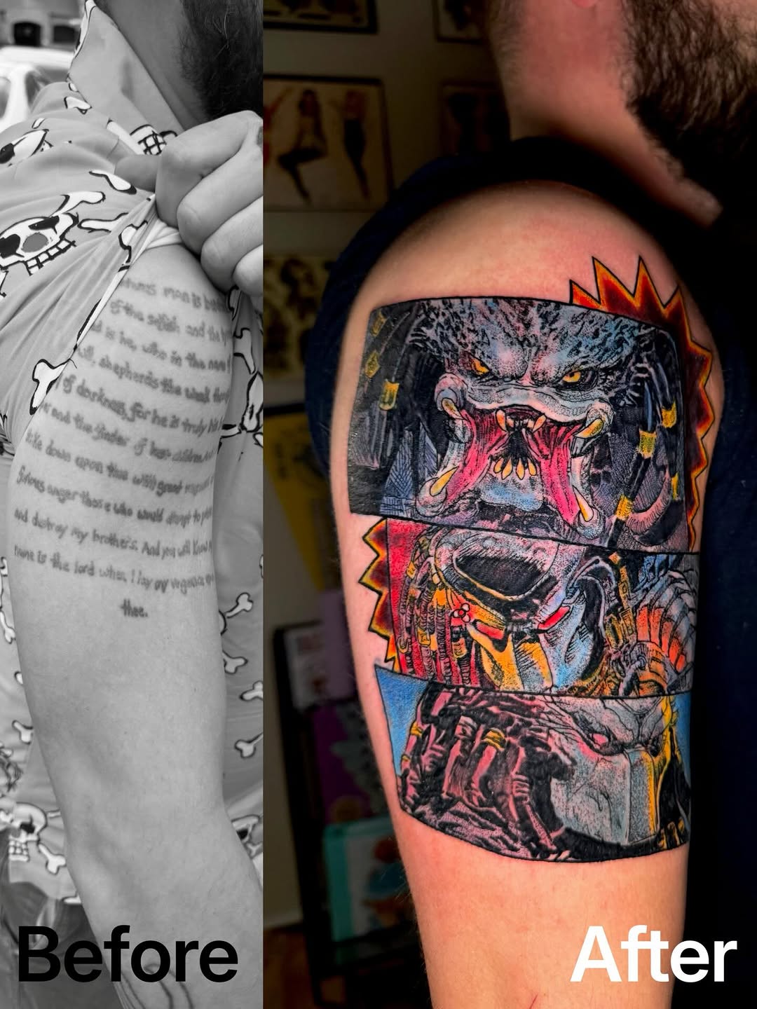 Tattoo by @worleytattoos — realism, trash_polka