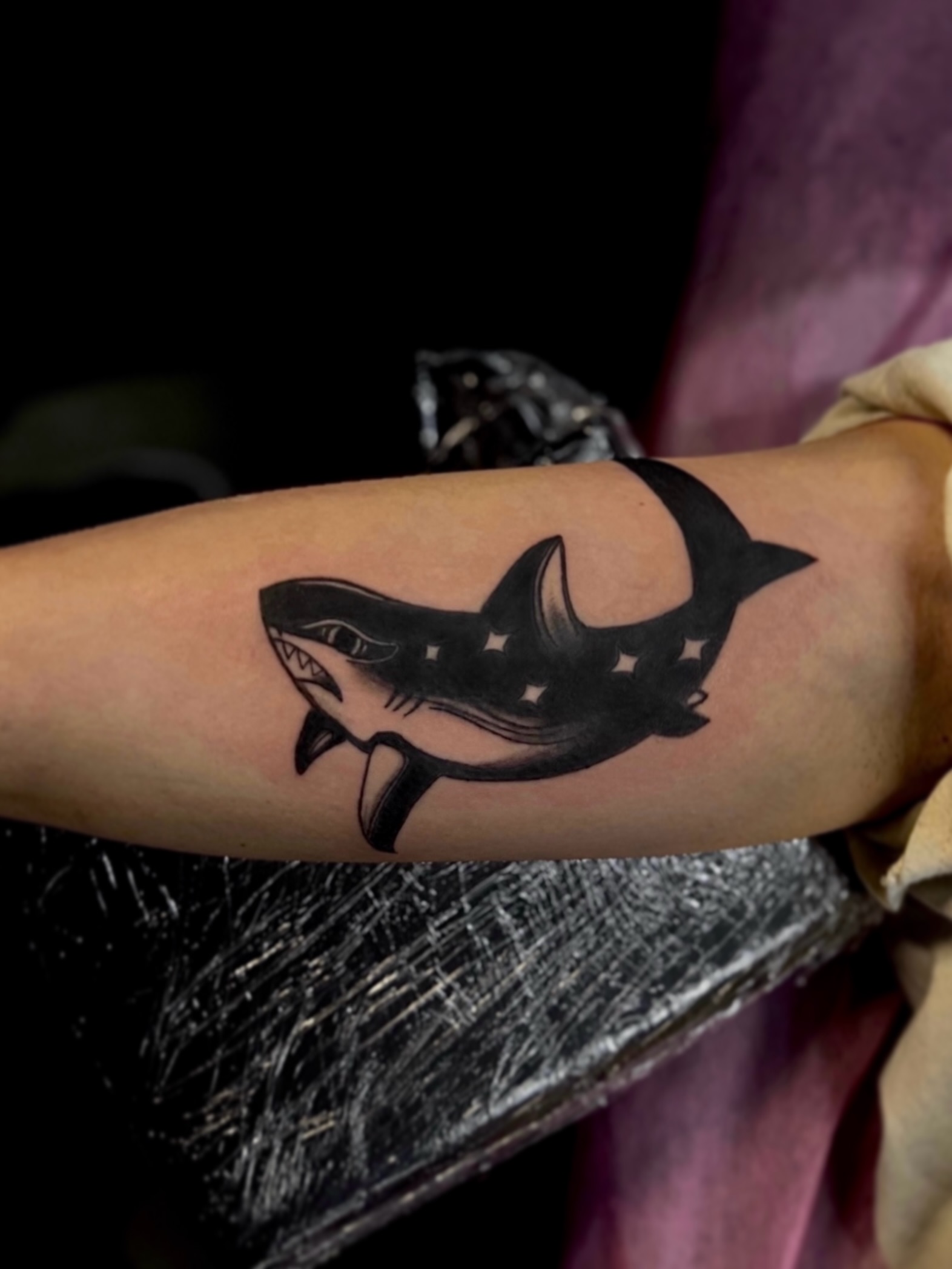 Tattoo by @missmangokush — black_and_grey
