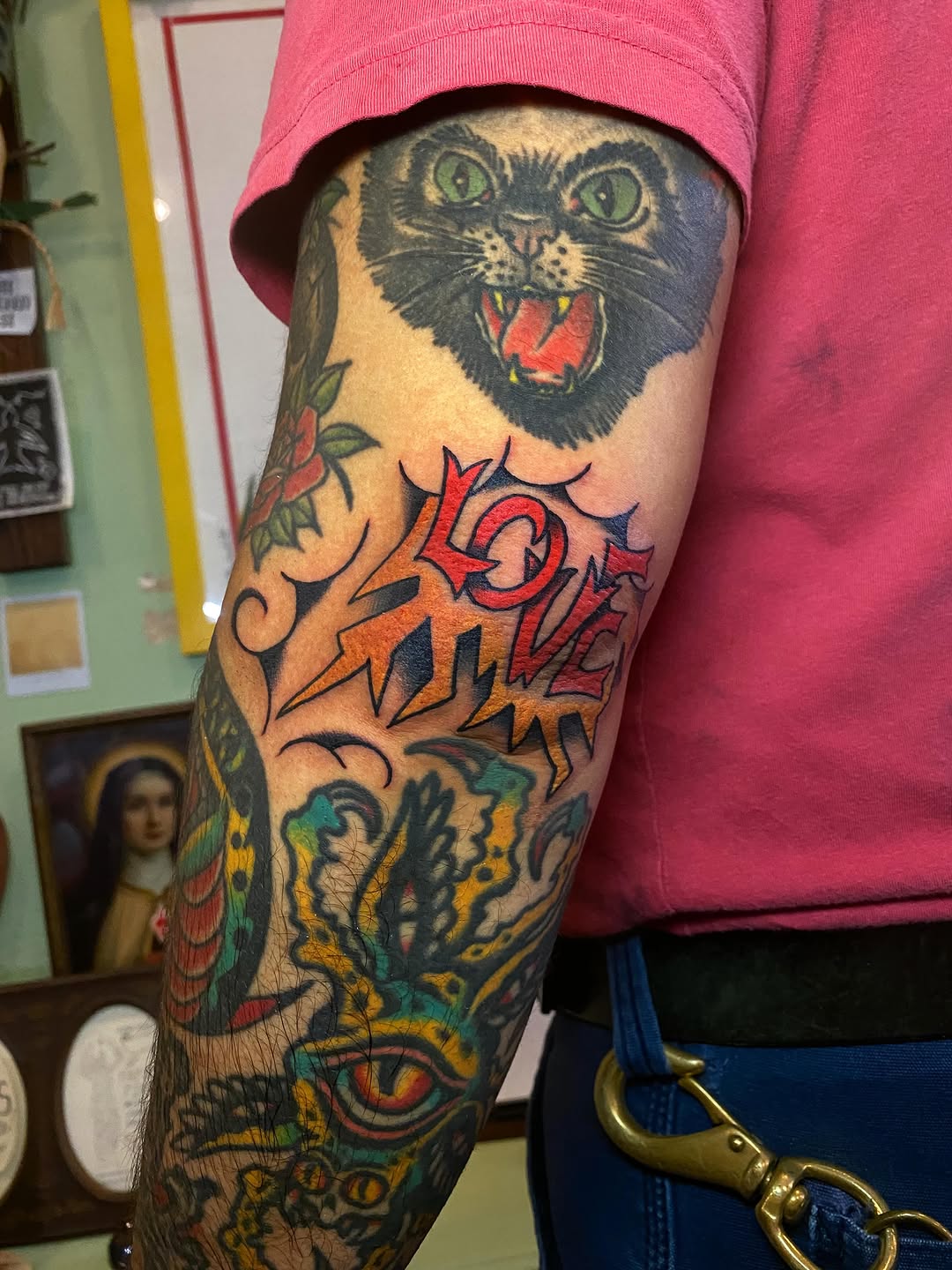 Tattoo by @jgracetattoo — american_traditional, lettering_script