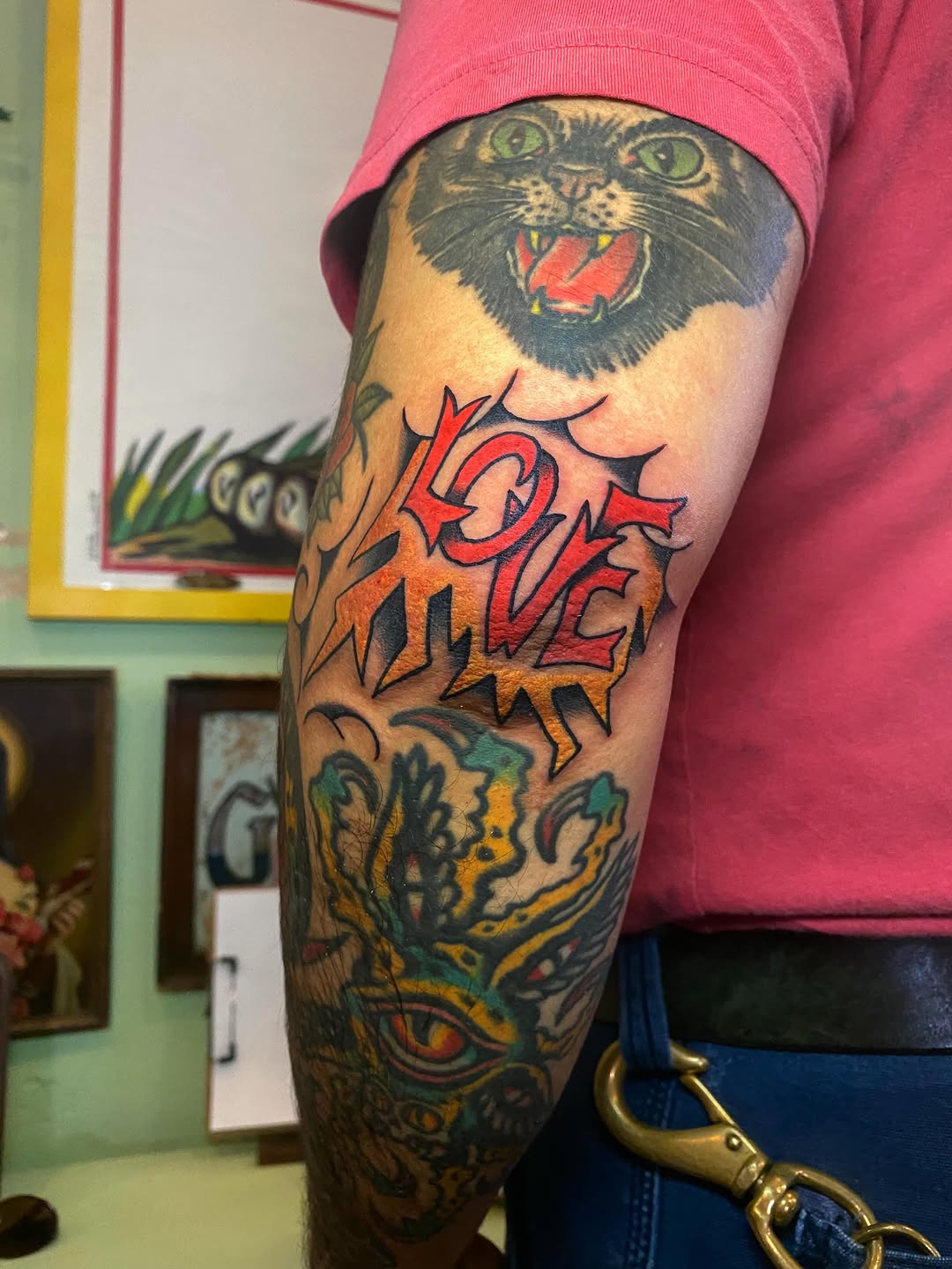 Tattoo by @jgracetattoo — lettering_script, new_school