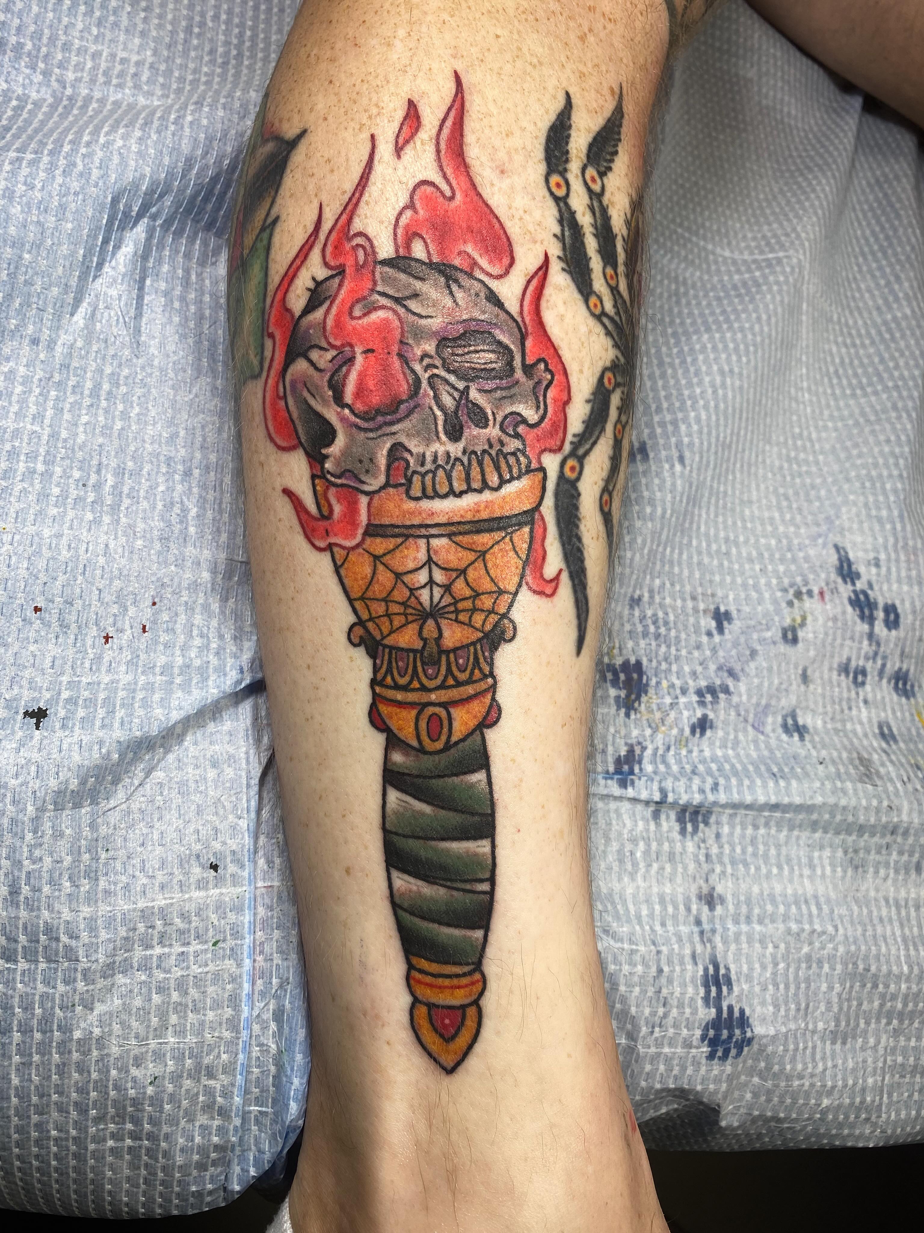 Tattoo by @ksupsic — neo_traditional, dark_realism