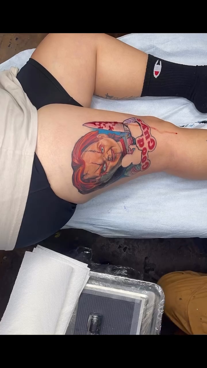 Tattoo by @tattoos_by_elijah — neo_traditional, trash_polka