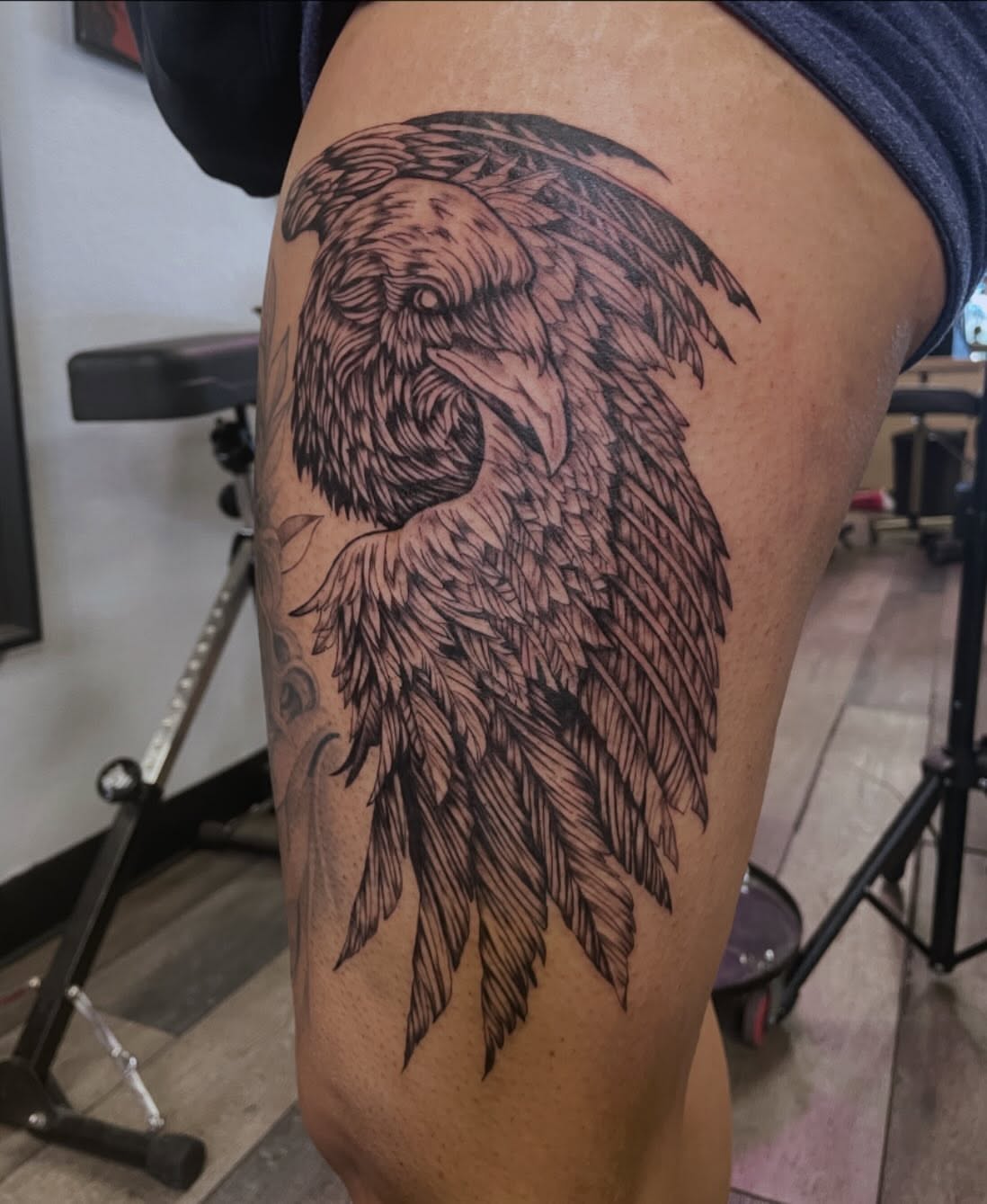 Tattoo by @tattoomebella β black_and_grey