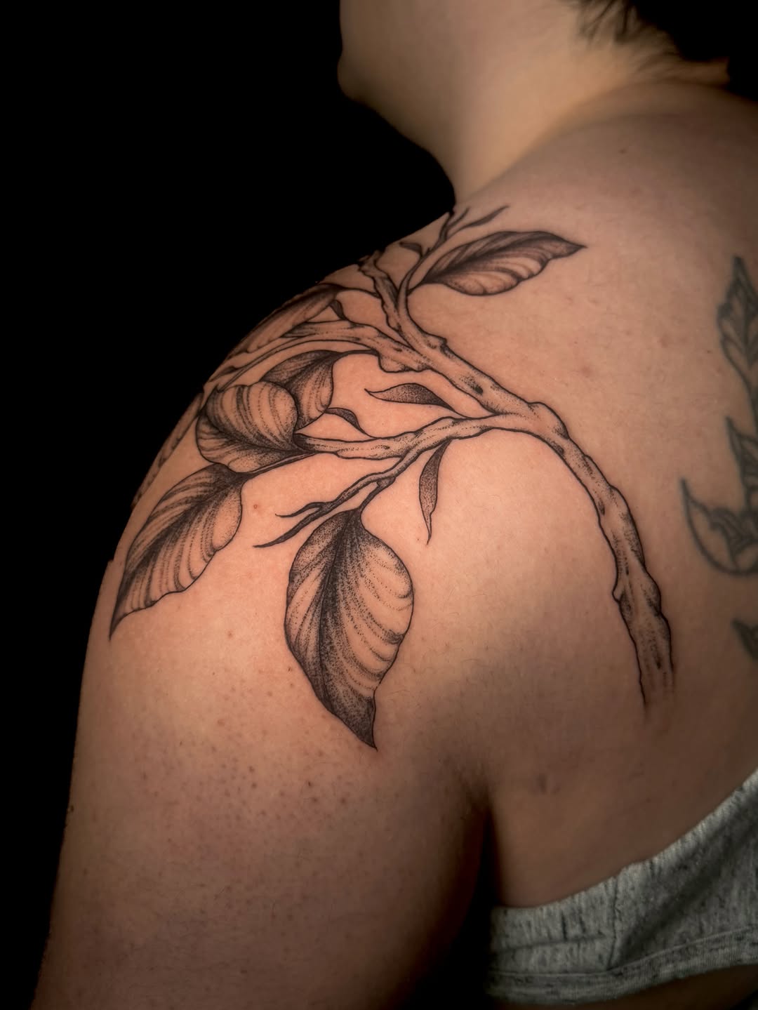 Tattoo by @tatbykam — dotwork, fine_line