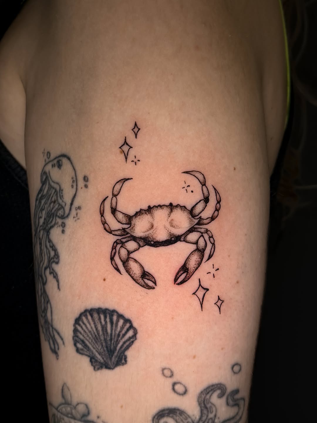 Tattoo by @tatbykam — dotwork, fine_line