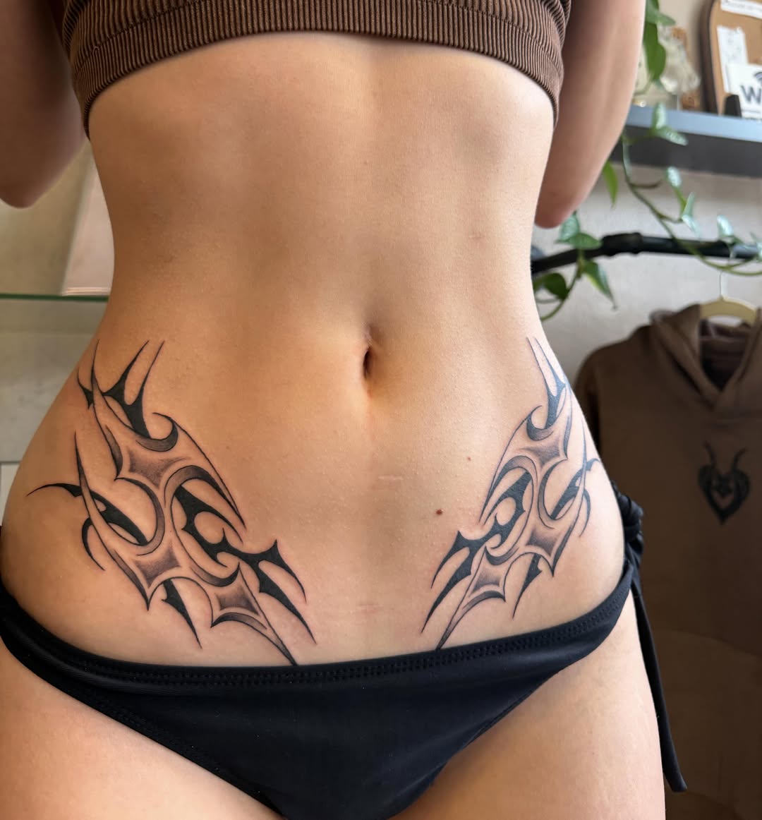 Tattoo by @elliemac.tattoos — tribal
