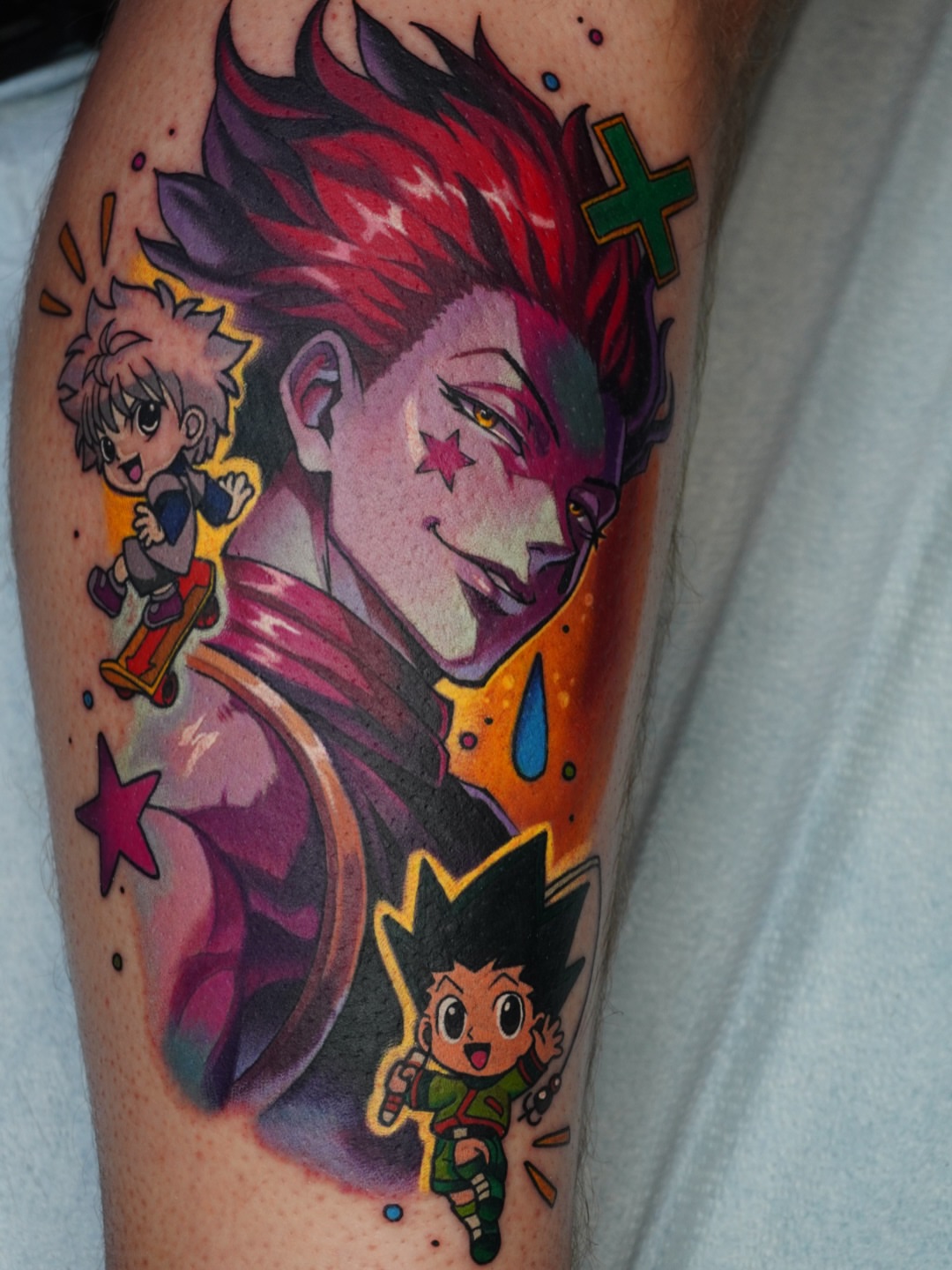 Tattoo by @kaliirisart — anime, new_school