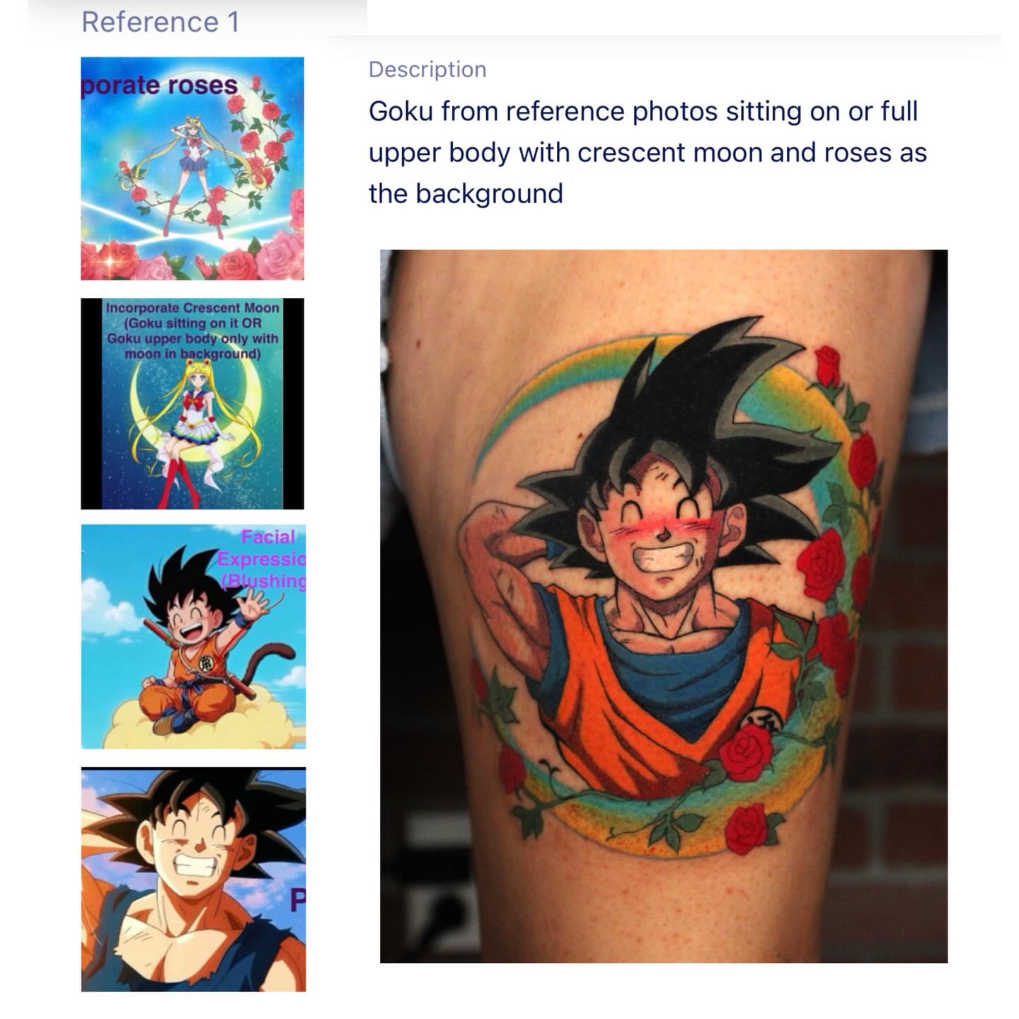 Tattoo by @kathleensanders — anime