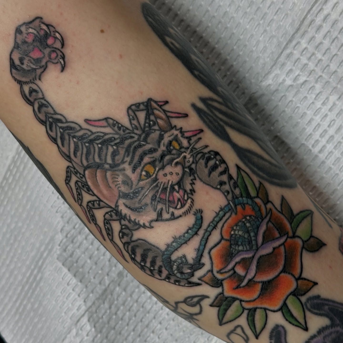 Tattoo by @calvinvoncrush — american_traditional, black_and_grey