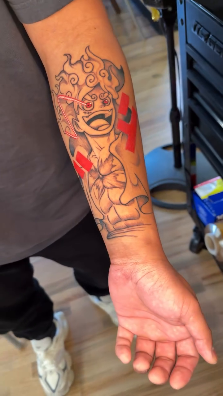 Tattoo by @vadiktt — anime