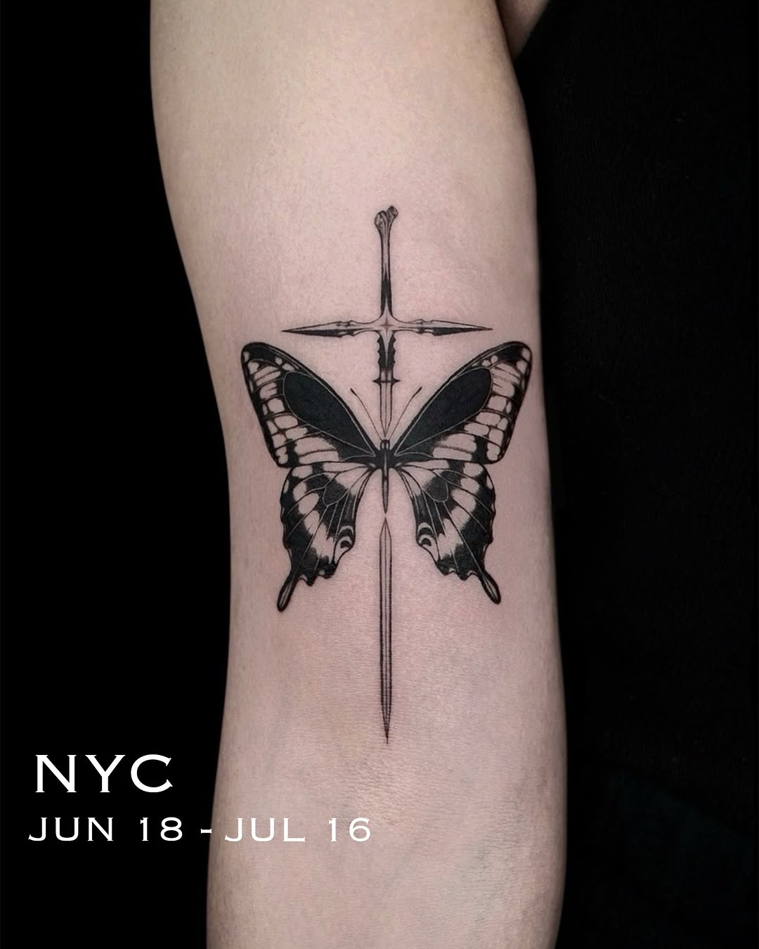 Tattoo by @melo_tatt — fine_line, black_and_grey
