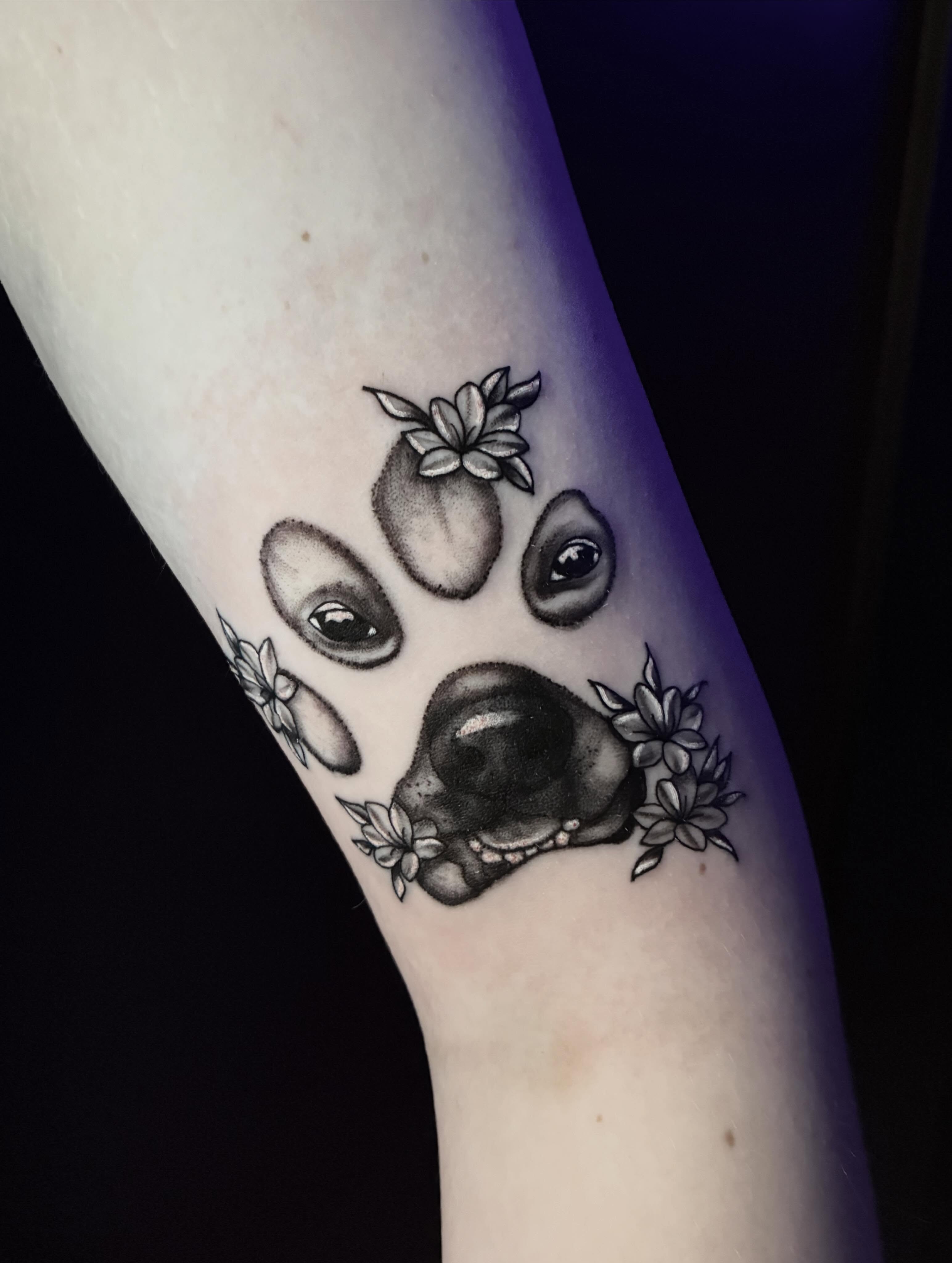 Tattoo by @marzxink — black_and_grey, realism
