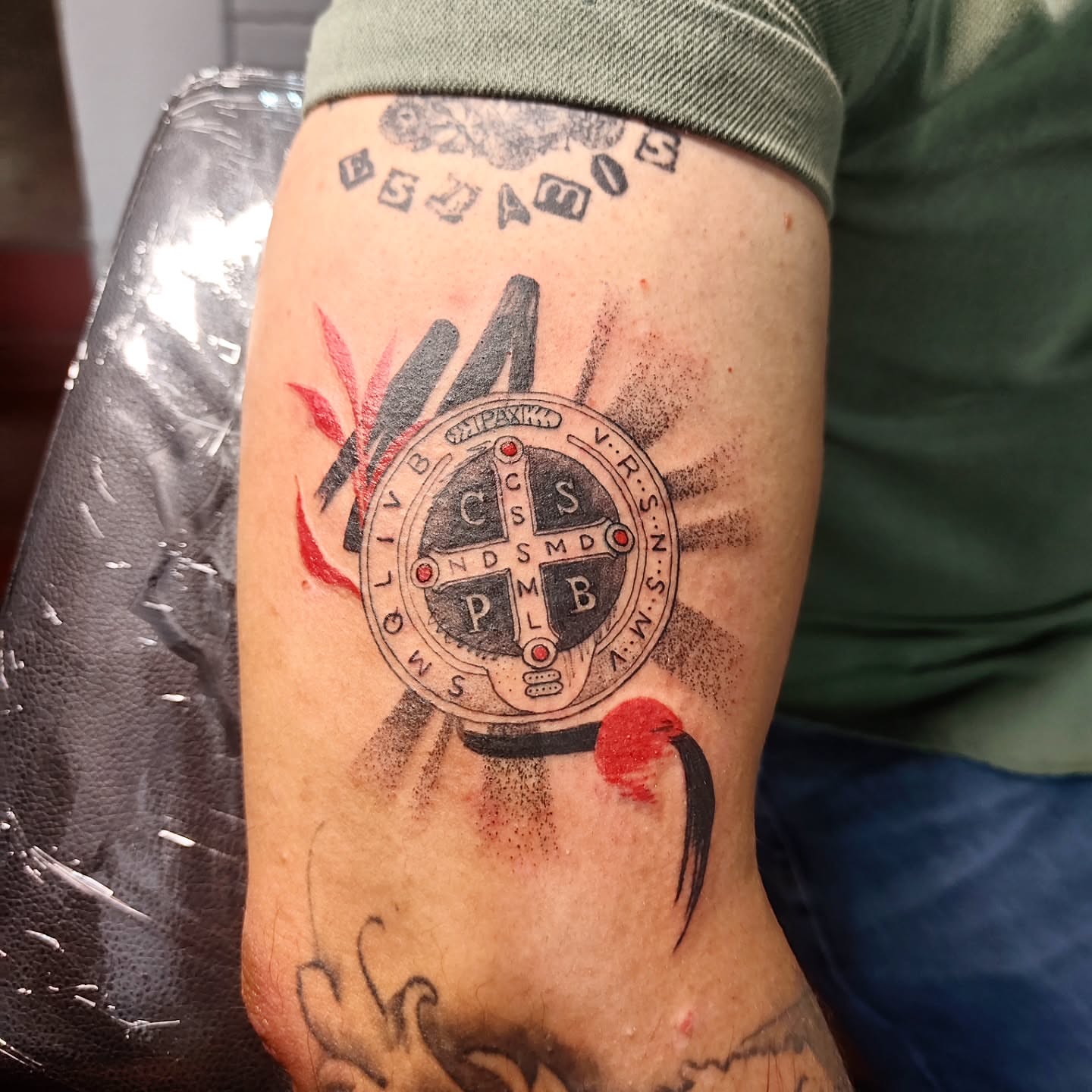 Tattoo by @tintafinart — black_and_grey