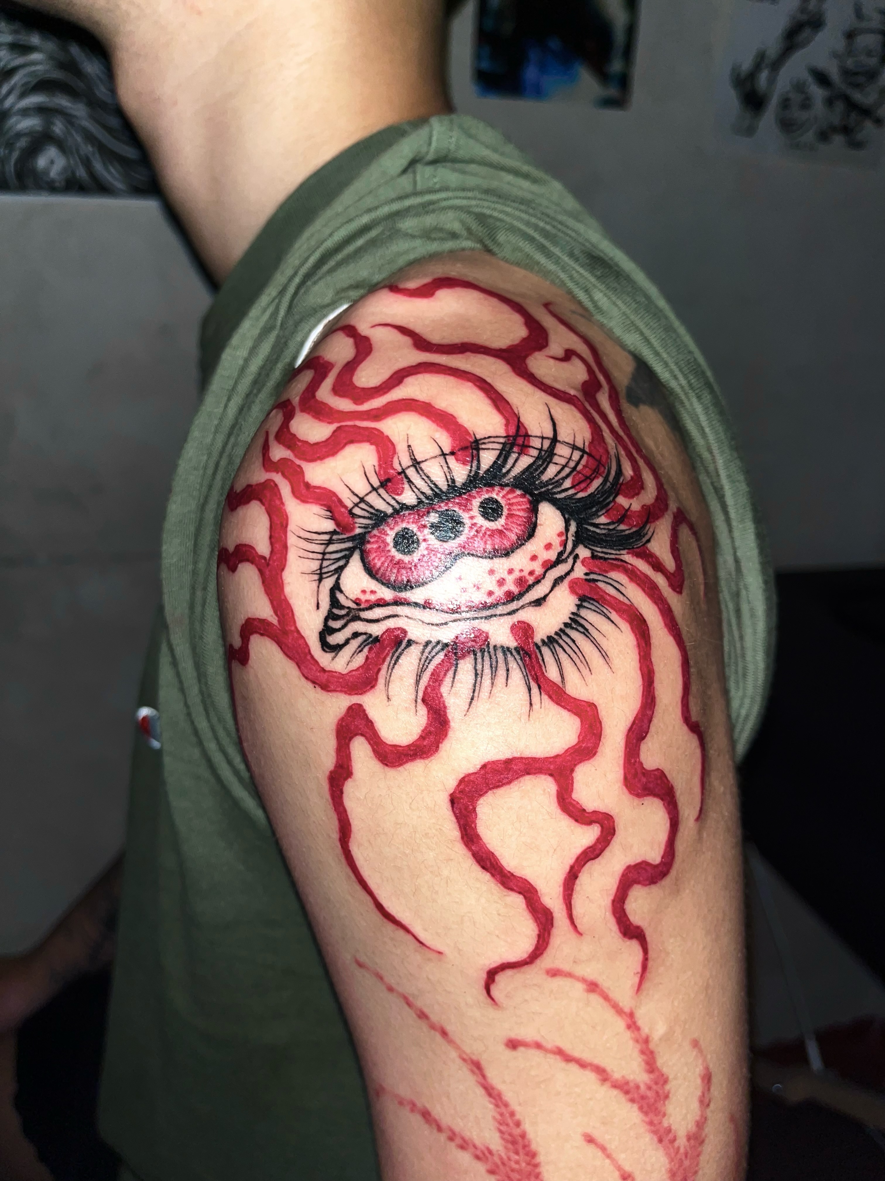 Tattoo by @ssssssssssim5 — dotwork, realism