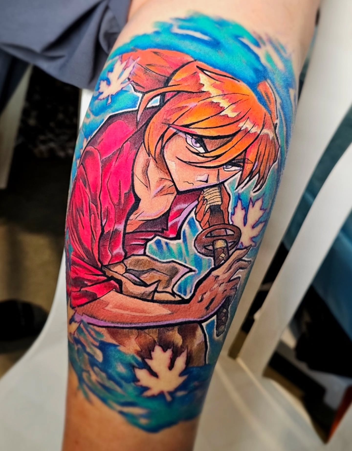 Tattoo by @whatthehecker88 — anime, illustrative