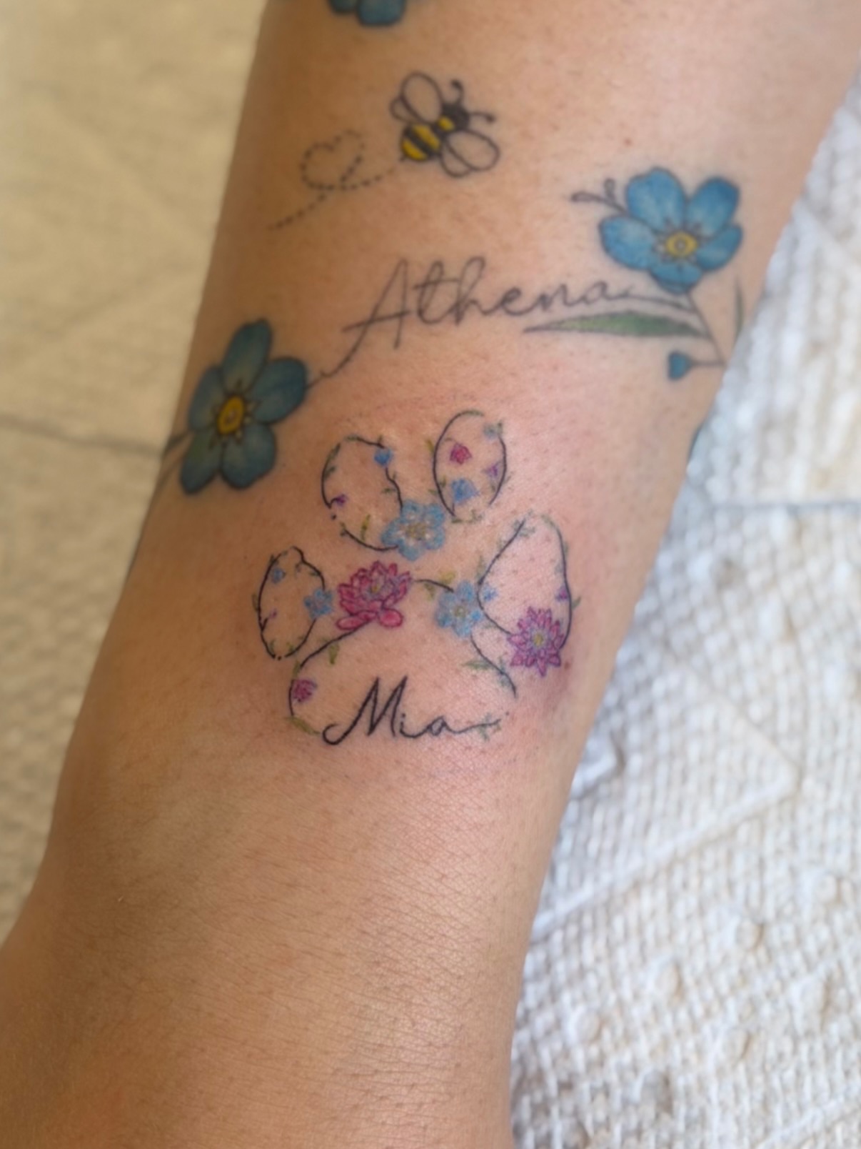 Tattoo by @midnight.aries.art — dotwork