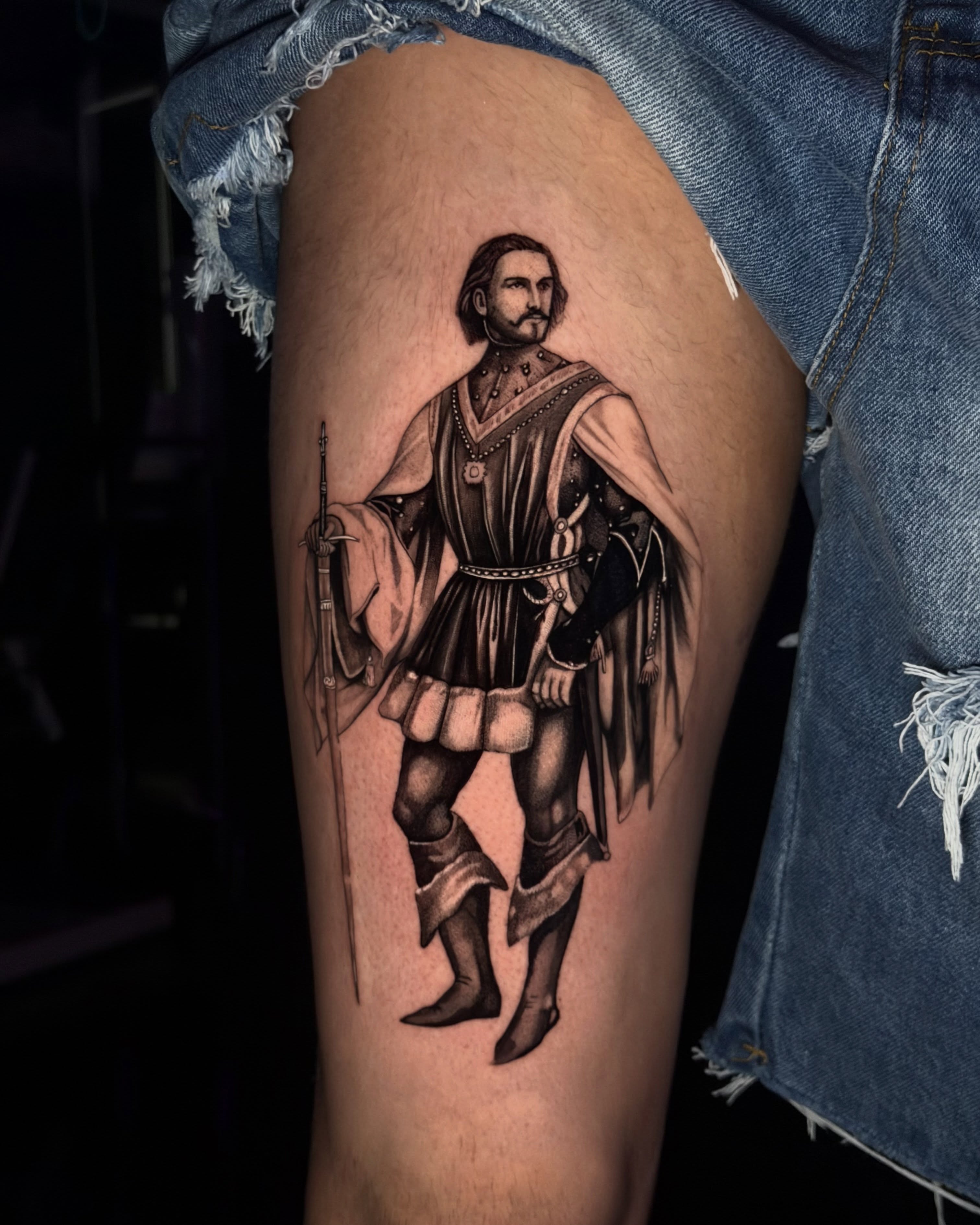 Tattoo by @tattoosbygiovanni — black_and_grey, realism