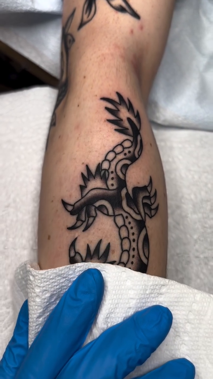 Tattoo by @lafacetattoos — japanese_irezumi, black_and_grey