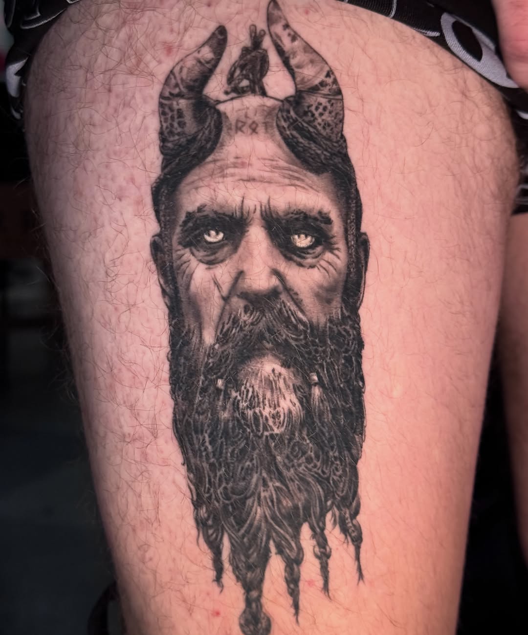 Tattoo by @zacharyktattoos โ realism, black_and_grey