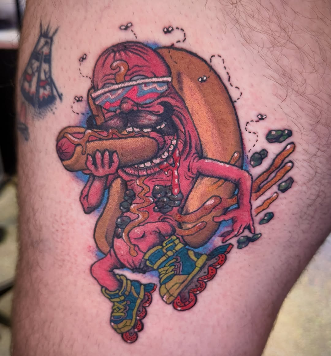 Tattoo by @tattoosbybrooks — new_school, illustrative