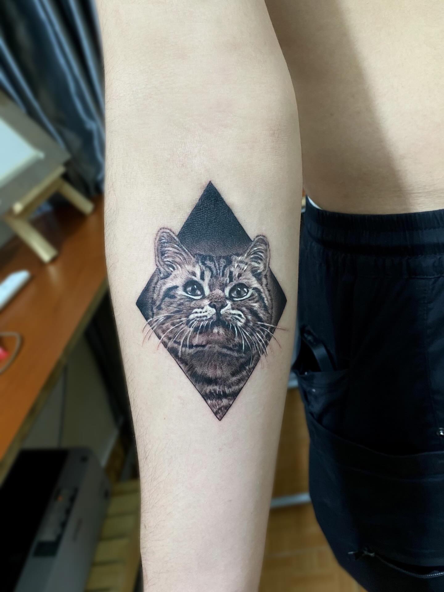 Tattoo by @henrytuan88 — realism, geometric