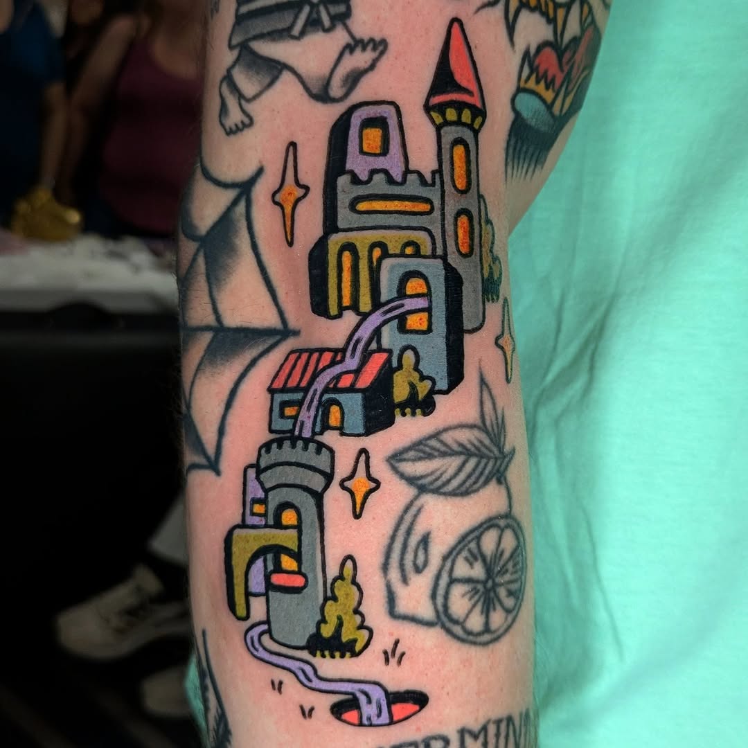 Tattoo by @cwednesday — new_school