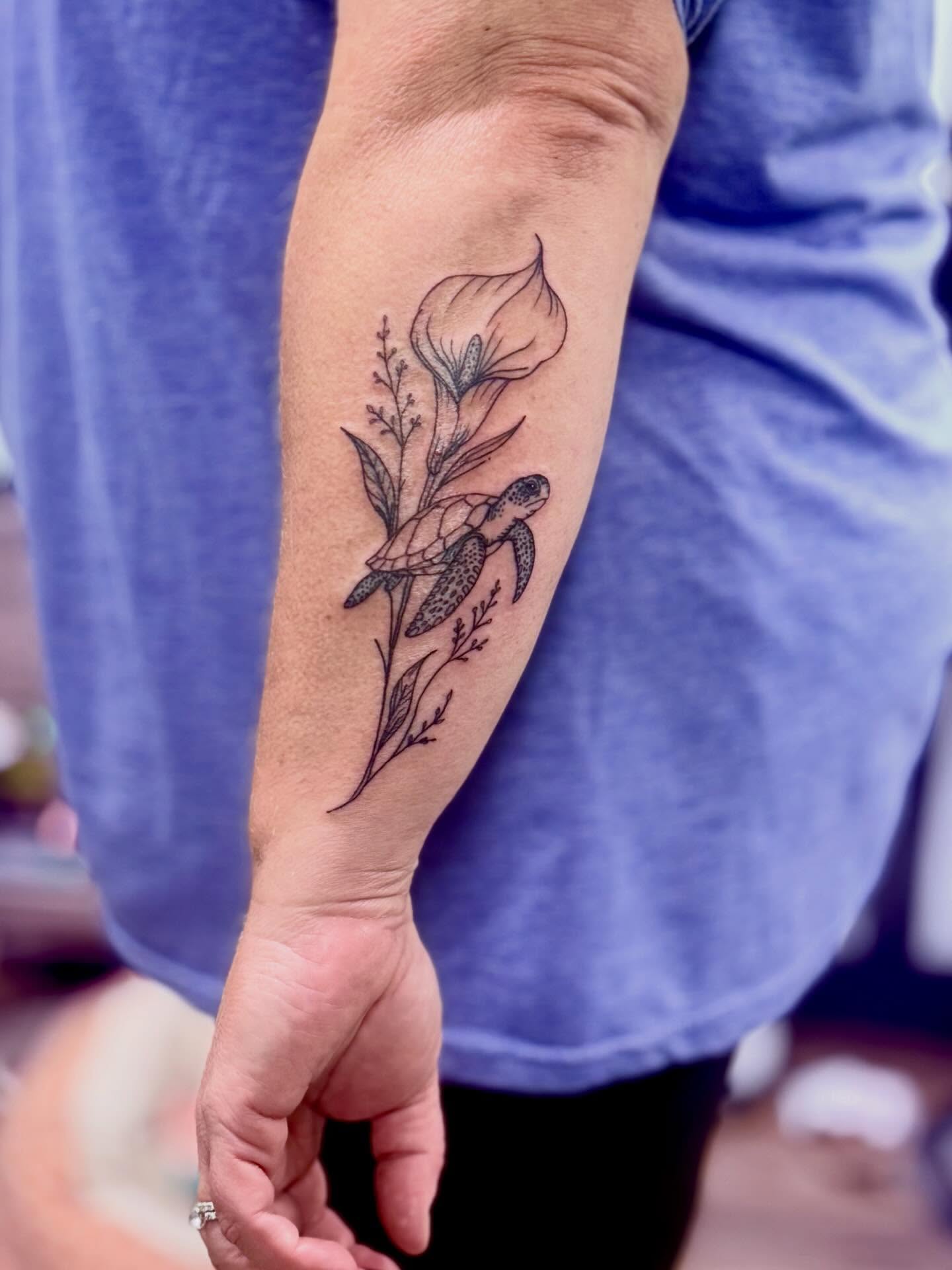Tattoo by @batty_girl_tats — black_and_grey
