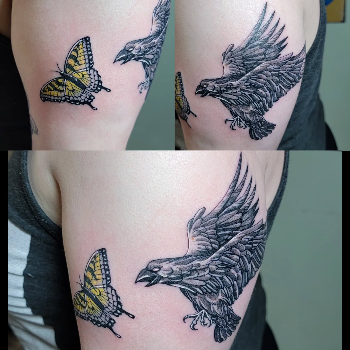 Tattoo by @tattooistgus — realism, black_and_grey