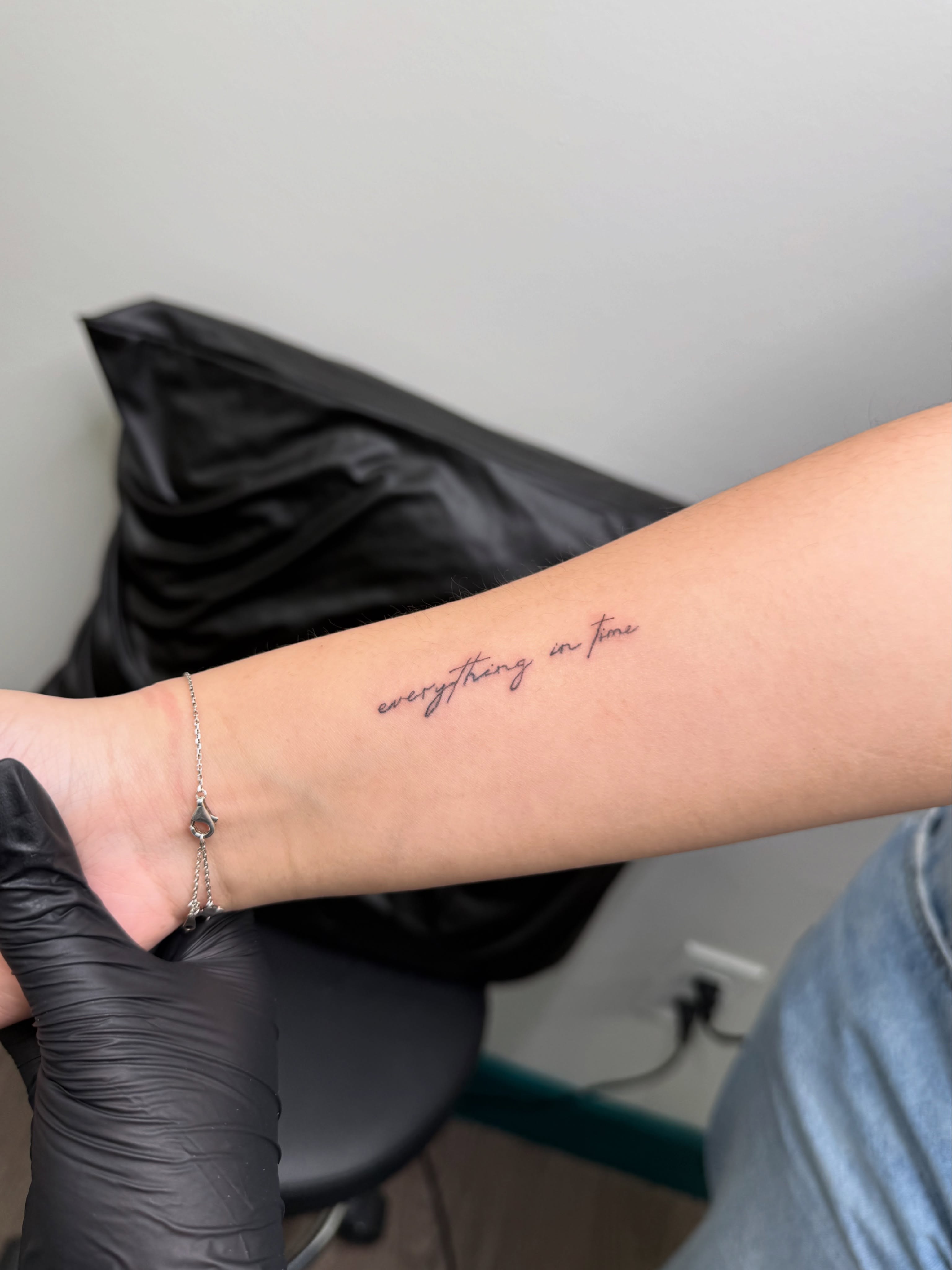 Tattoo by @enhancelevate — lettering_script