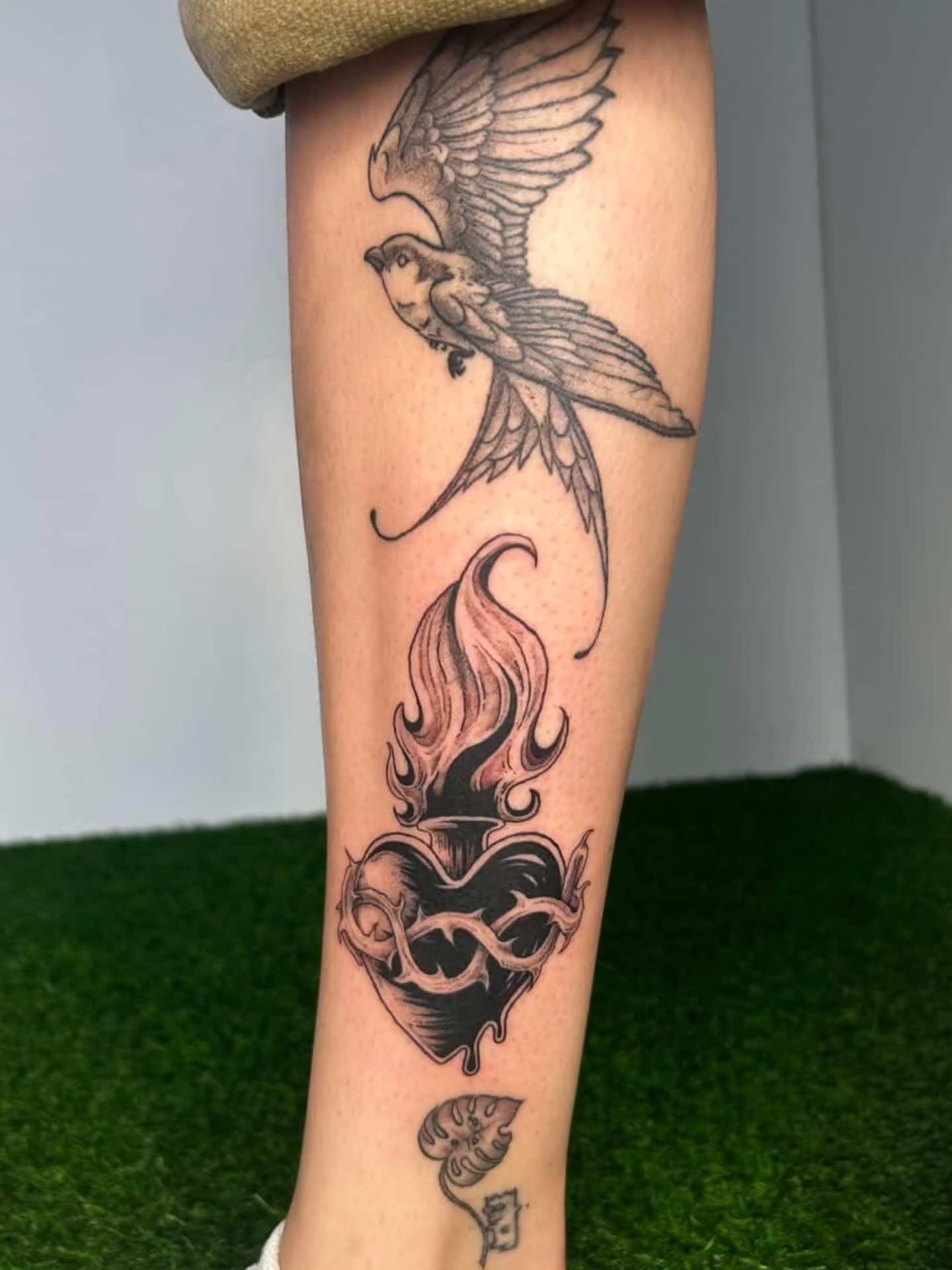 Tattoo by @lulus_tattoos_ — black_and_grey, realism