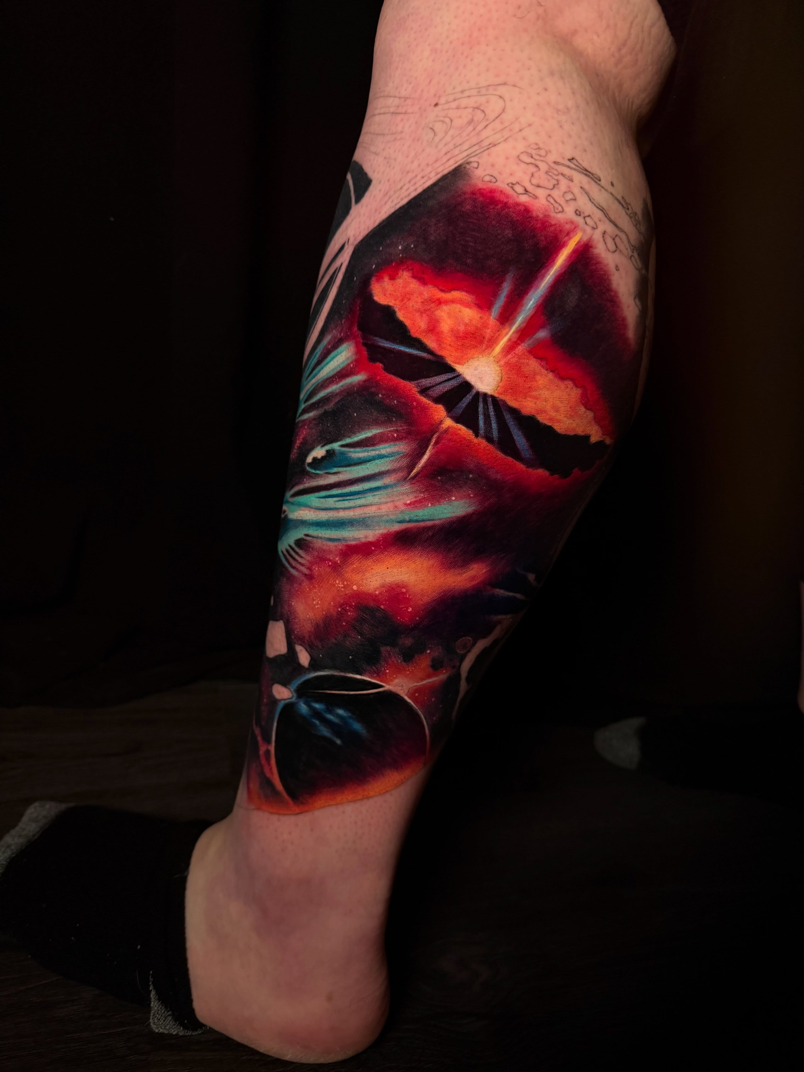 Tattoo by @shiv.tuck — realism, dotwork