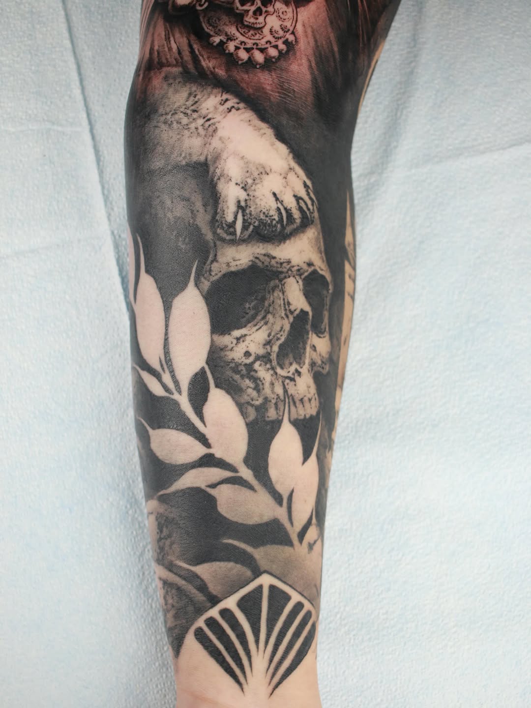 Tattoo by @hollowpriest — realism, black_and_grey