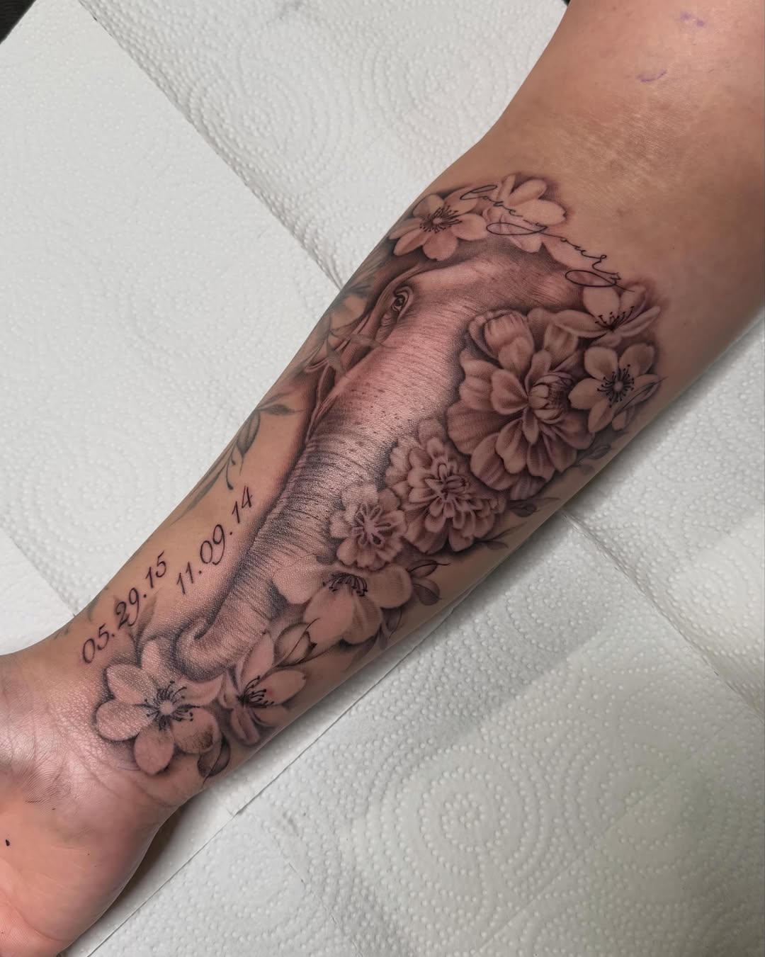 Tattoo by @artdenoche — realism, black_and_grey