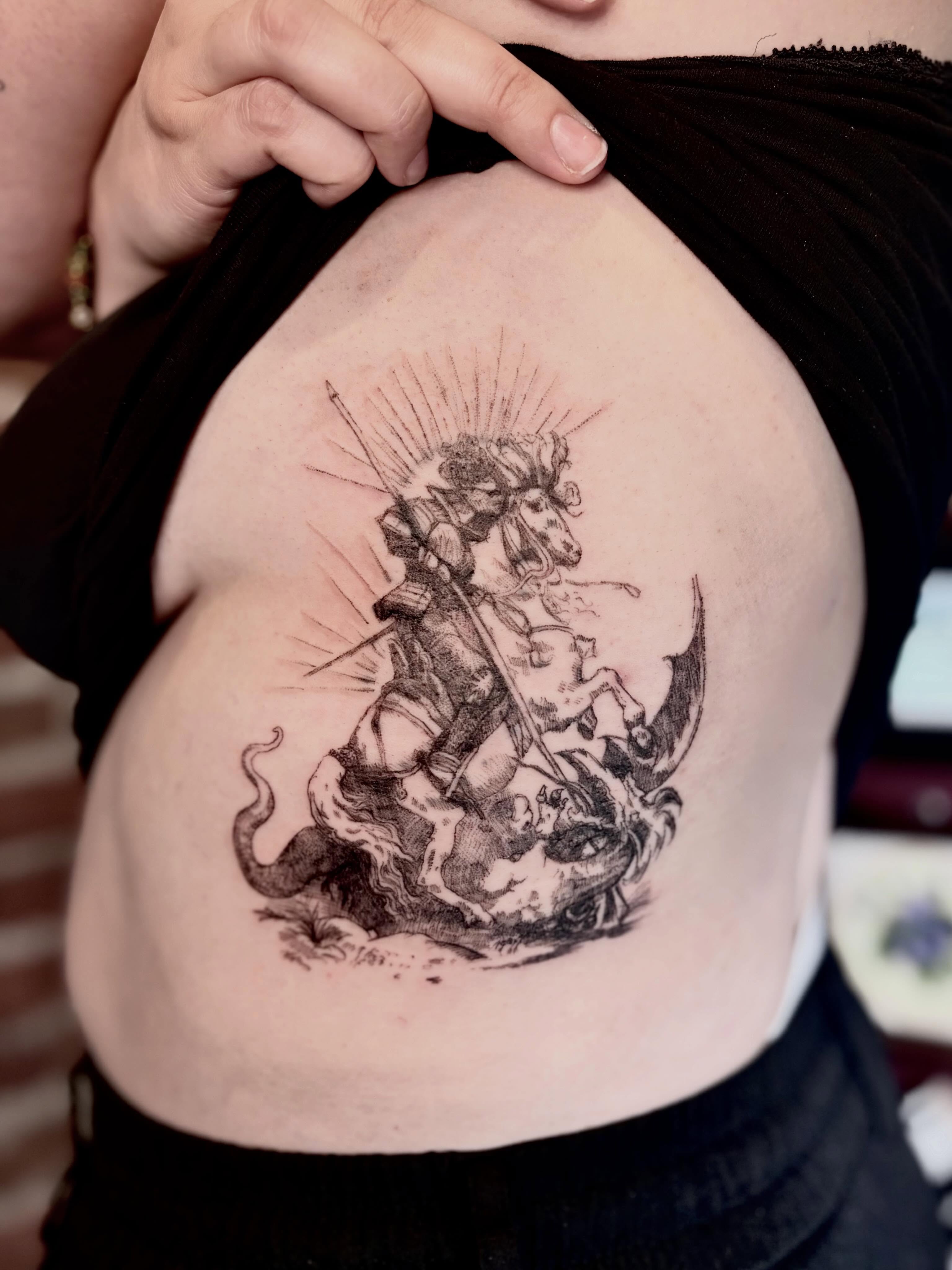 Tattoo by @tattt_moisu β illustrative, black_and_grey