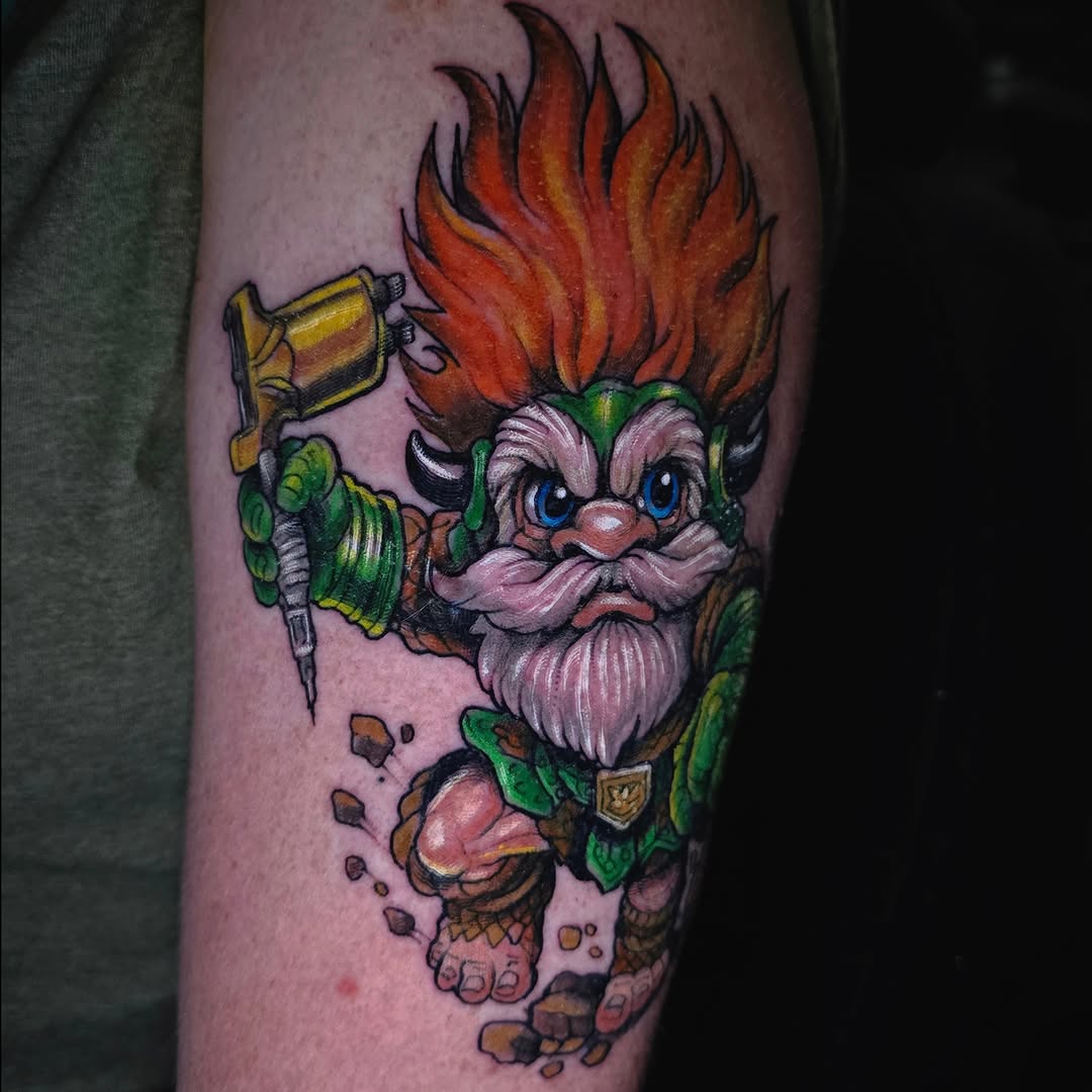 Tattoo by @drutattoo — new_school
