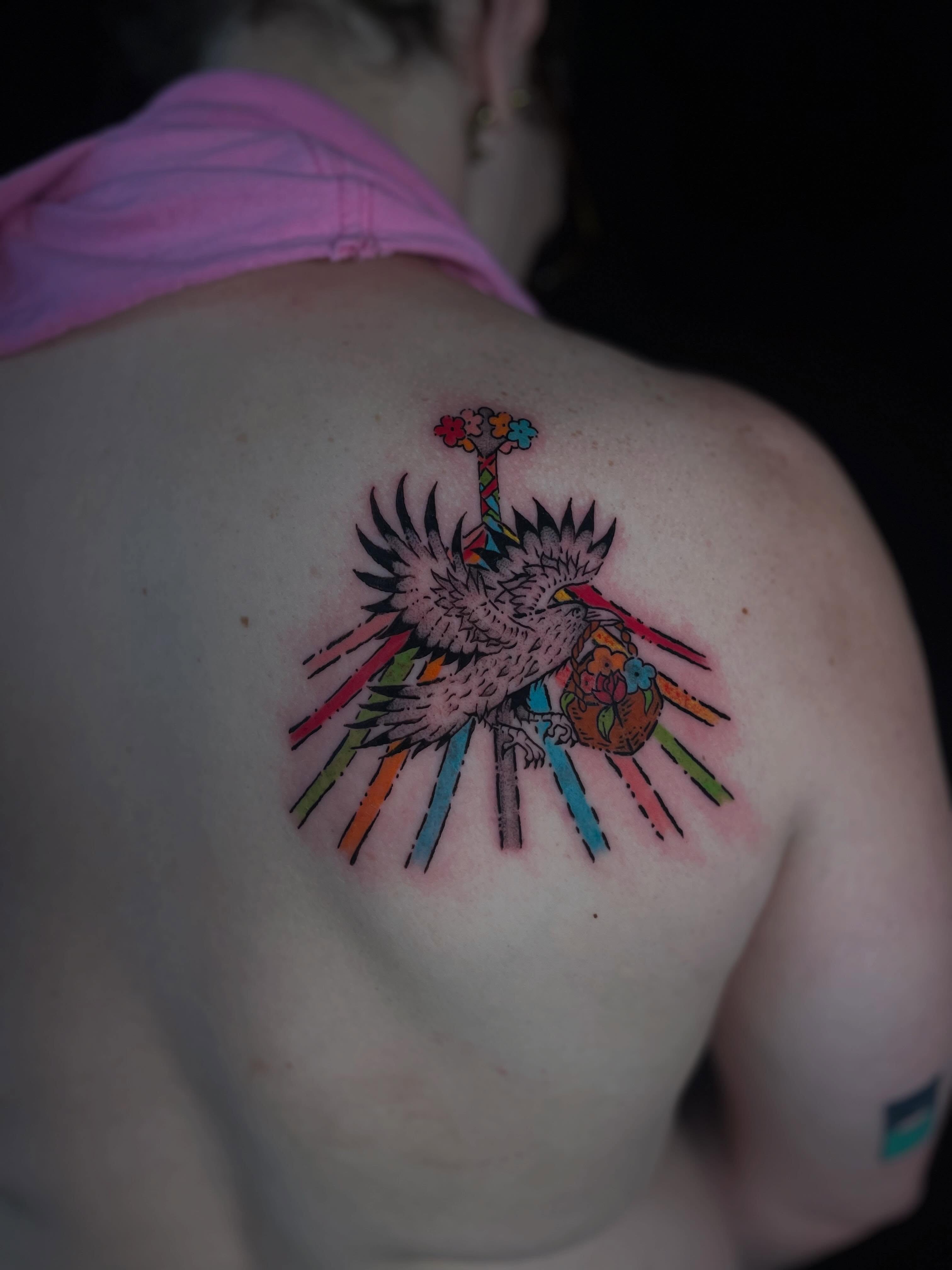 Tattoo by @mayhurtafly — new_school, watercolor