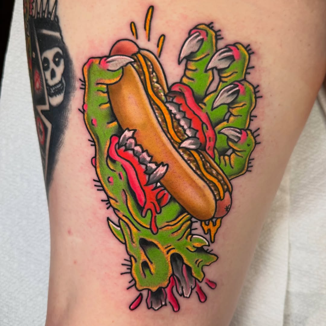 Tattoo by @justintattoosnc — american_traditional, new_school